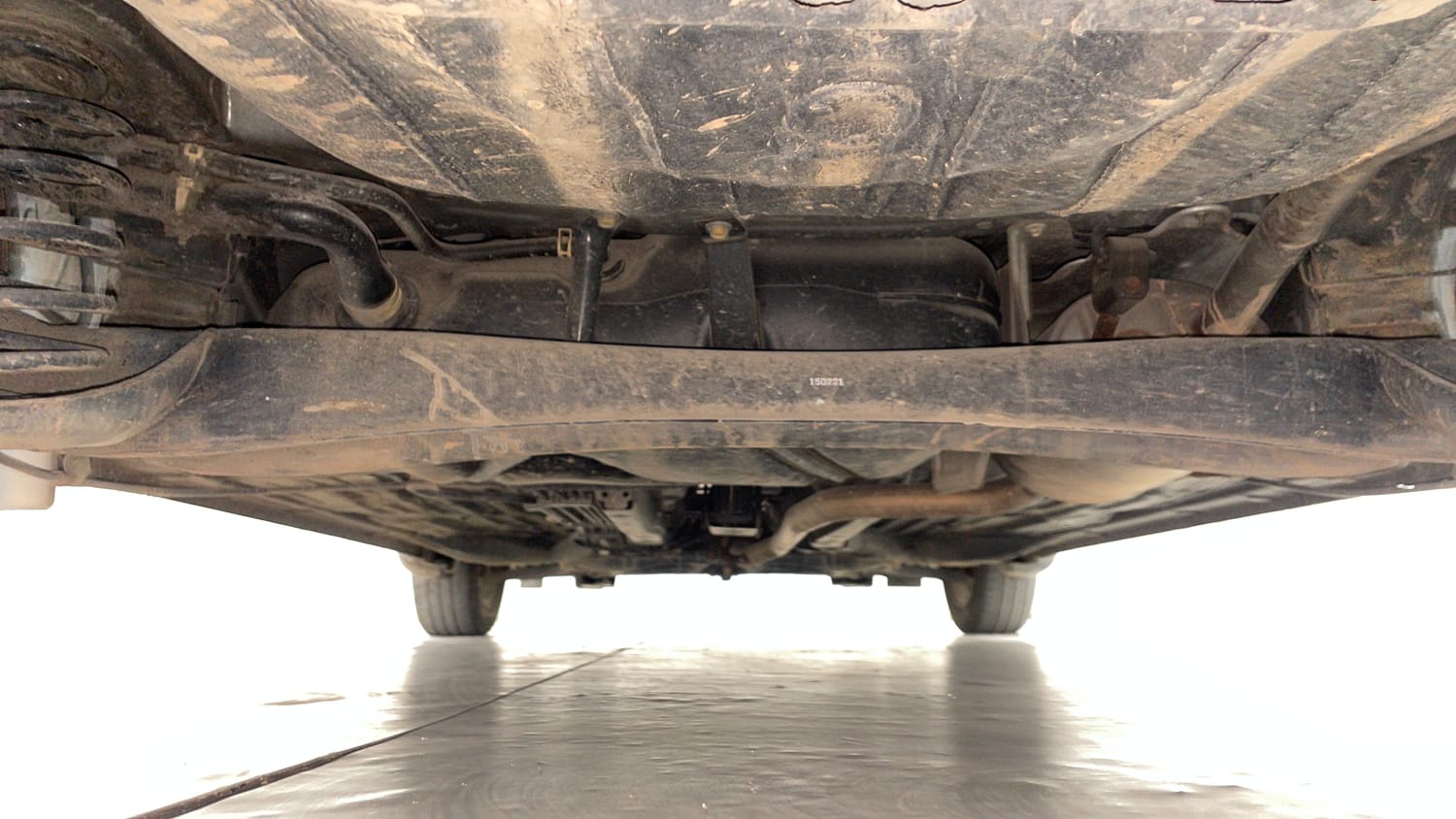 Used 2021 Honda Amaze 1.2 VX CVT Petrol Petrol Automatic extra REAR UNDERBODY VIEW (TAKEN FROM REAR)