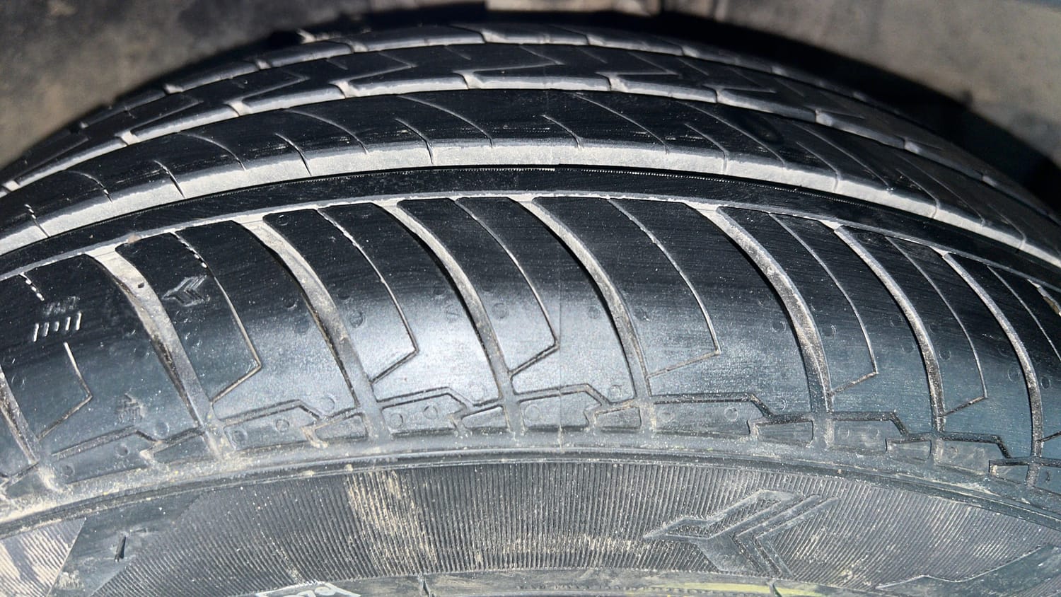 Used 2019 Honda City V Petrol Petrol Manual tyres RIGHT FRONT TYRE TREAD VIEW