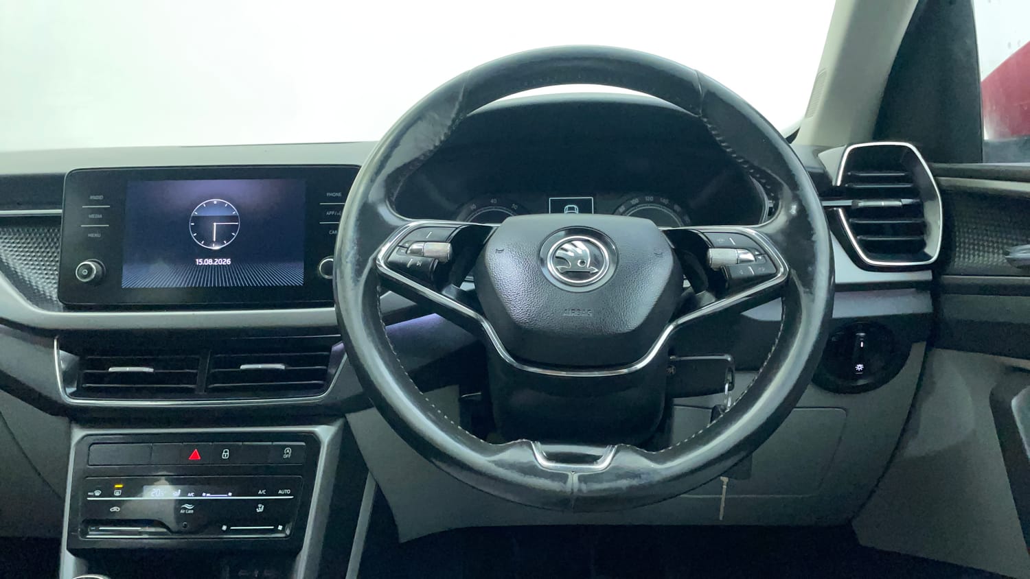 Used 2023 Skoda Kushaq Ambition 1.0L TSI MT Petrol Manual interior STEERING VIEW