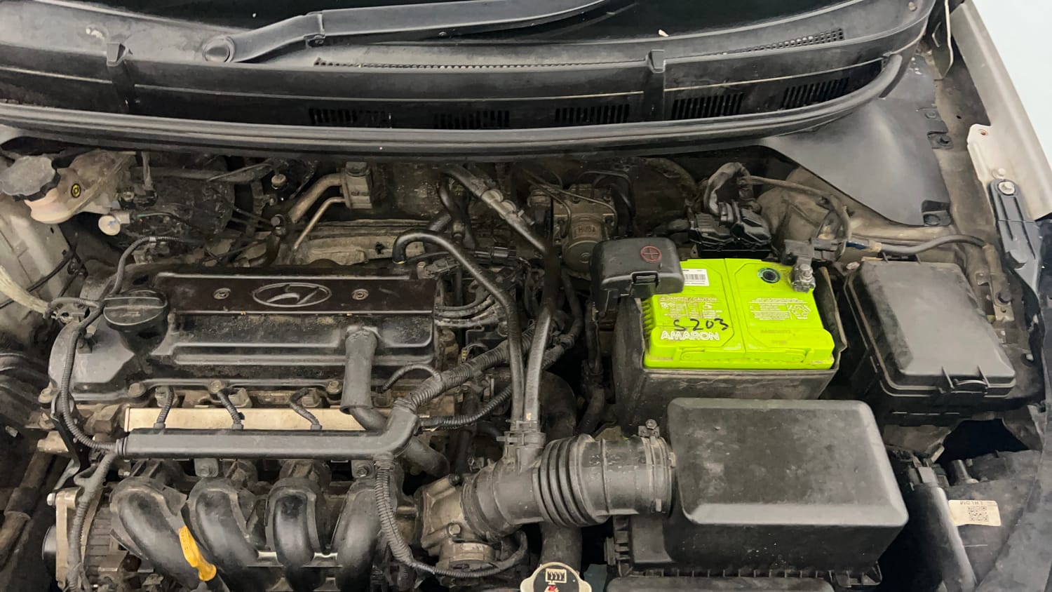 Used 2014 Hyundai Elite i20 Sportz 1.2 Petrol Manual engine ENGINE LEFT SIDE VIEW