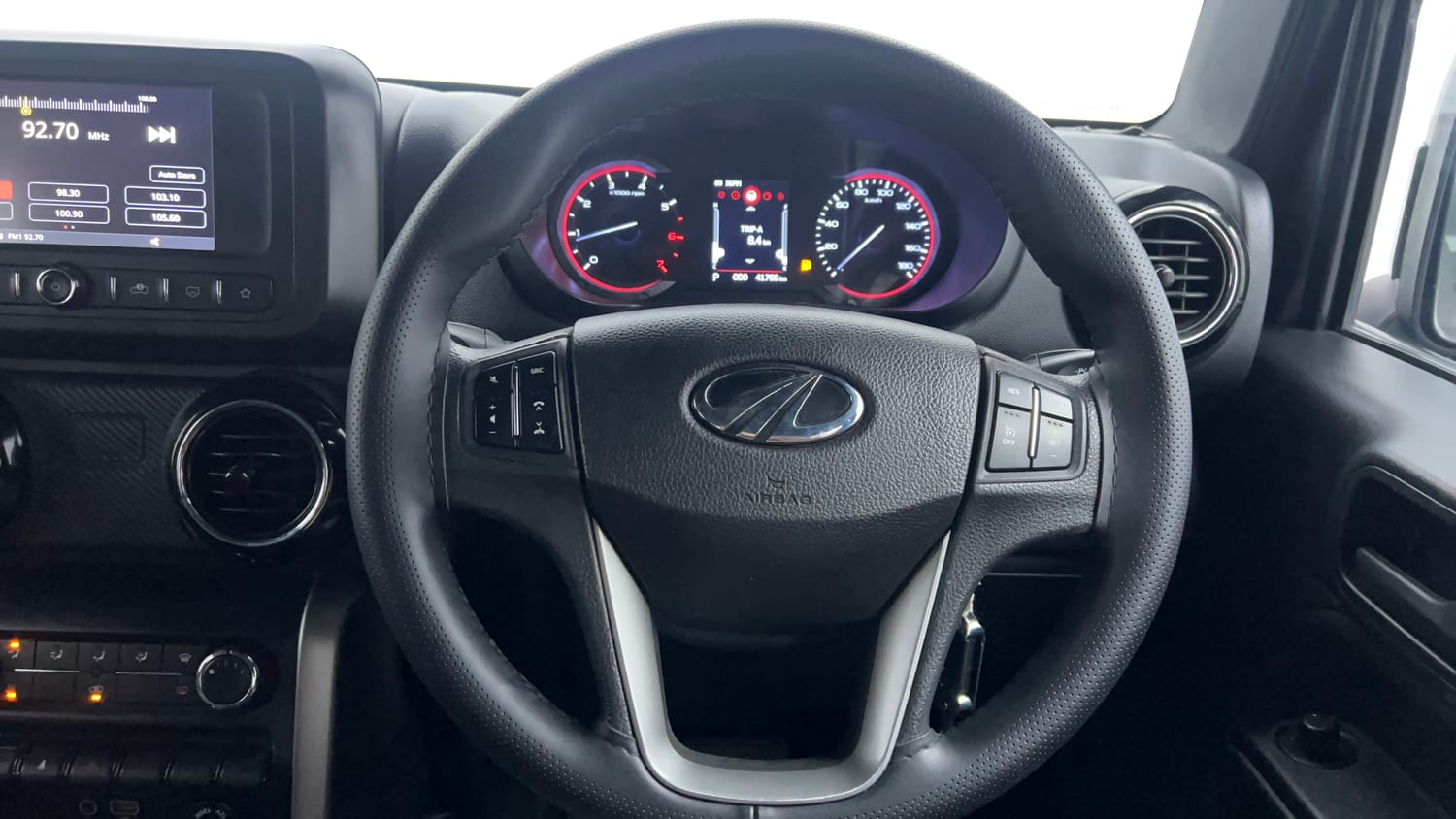 Used 2022 mahindra Thar LX Hard Top Petrol AT 4WD Petrol Automatic interior STEERING VIEW