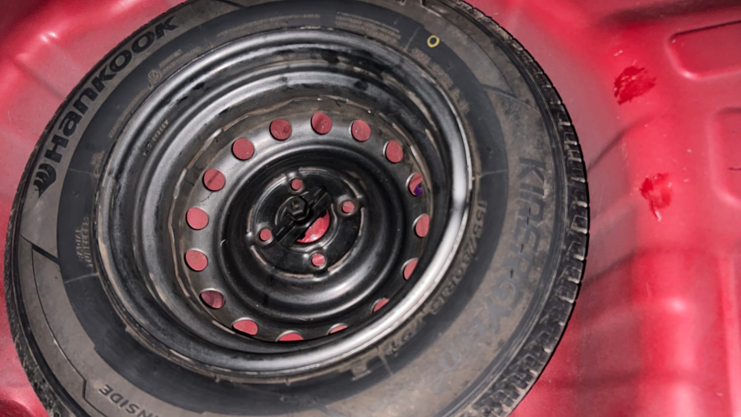 Used 2019 Hyundai Santro Sportz AMT Petrol Automatic tyres SPARE TYRE VIEW