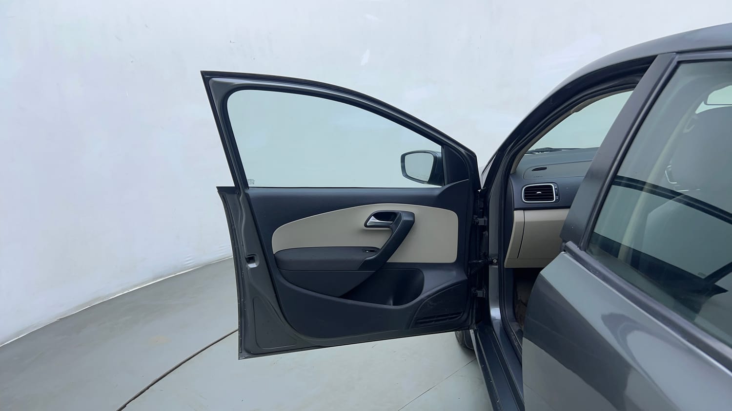 Used 2013 Volkswagen Polo Highline1.2L (P) Petrol Manual interior LEFT FRONT DOOR OPEN VIEW