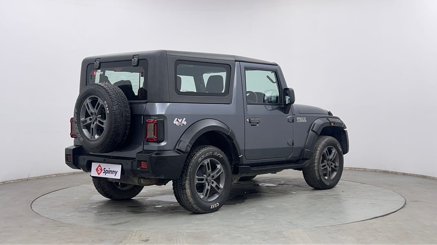 Used 2022 mahindra Thar LX Hard Top Petrol AT 4WD Petrol Automatic exterior RIGHT REAR CORNER VIEW