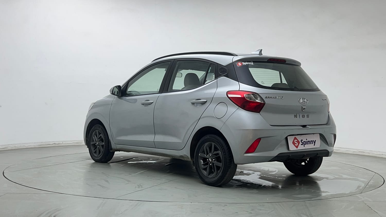 Used 2020 Hyundai Grand i10 Nios Sportz AMT 1.2 Kappa VTVT Petrol Automatic exterior LEFT REAR CORNER VIEW