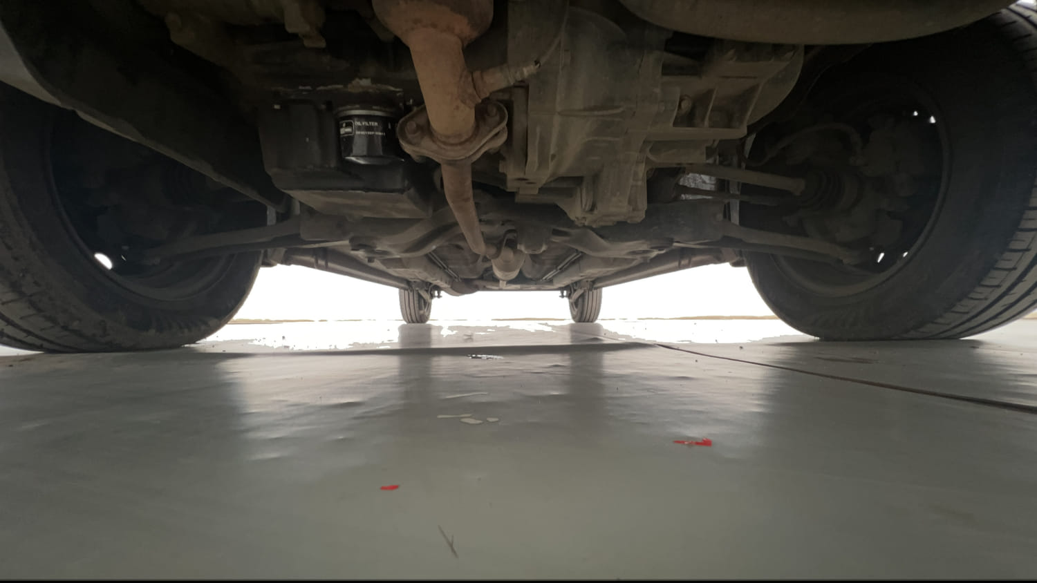Used 2017 Maruti Suzuki Wagon R VXI Petrol Manual extra FRONT LEFT UNDERBODY VIEW
