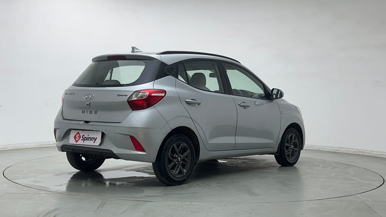 Used 2020 Hyundai Grand i10 Nios Sportz AMT 1.2 Kappa VTVT Petrol Automatic exterior RIGHT REAR CORNER VIEW