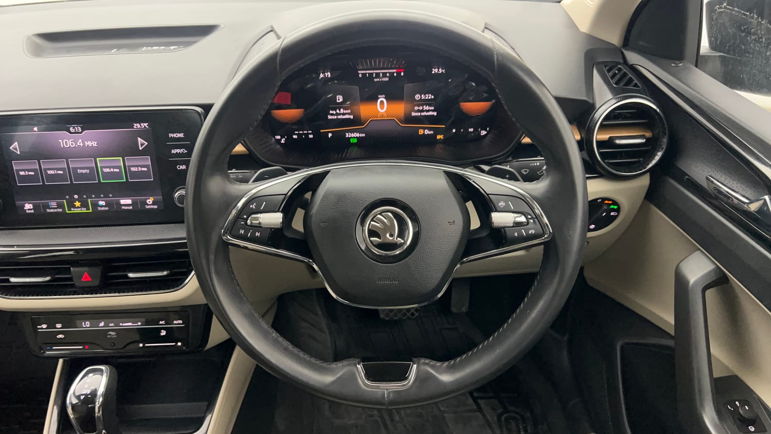 Used 2023 Skoda Slavia Style 1.0L TSI AT Petrol Automatic interior STEERING VIEW