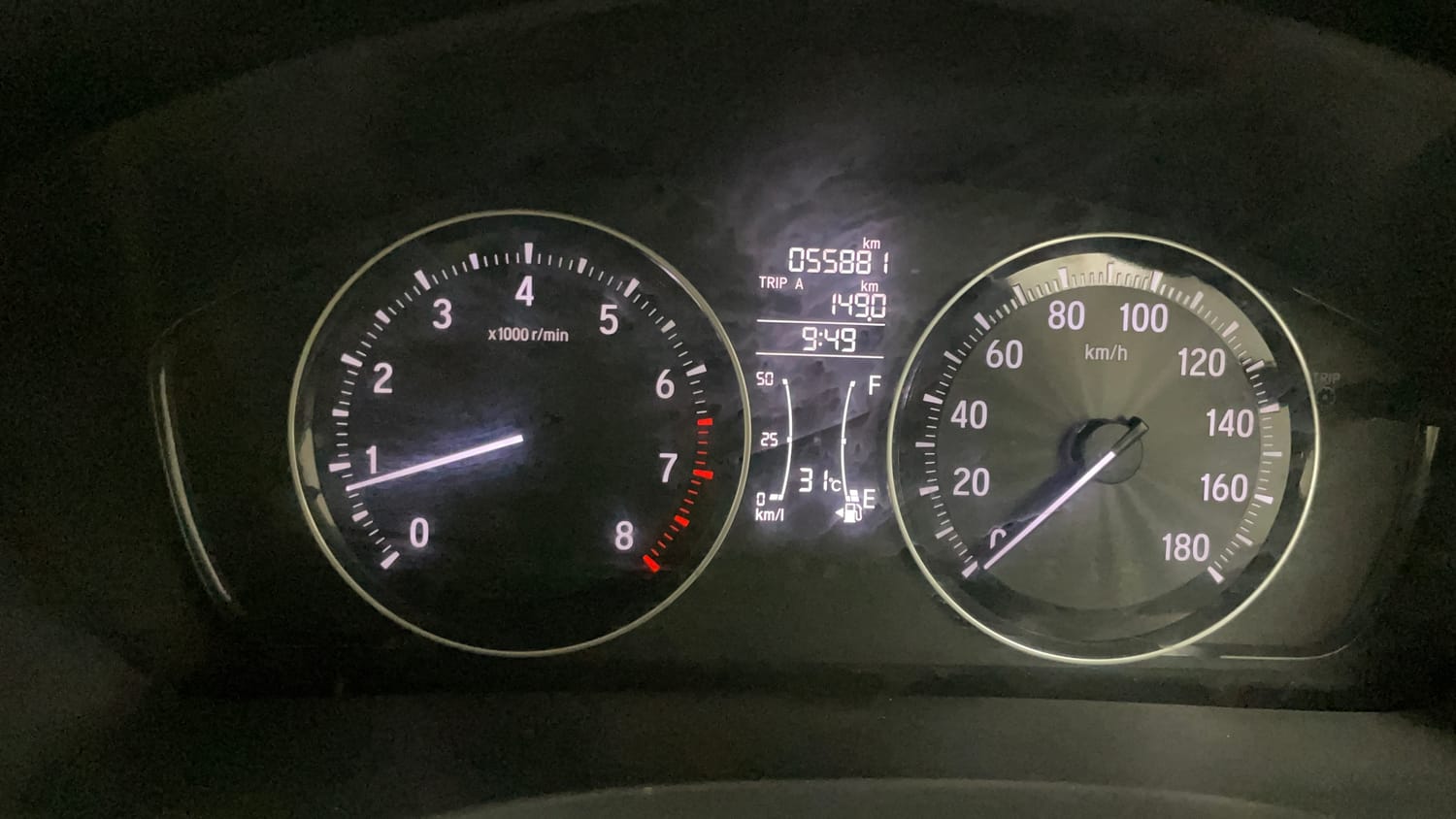 Used 2018 Honda Amaze 1.2 V MT Petrol Petrol Manual interior CLUSTERMETER VIEW