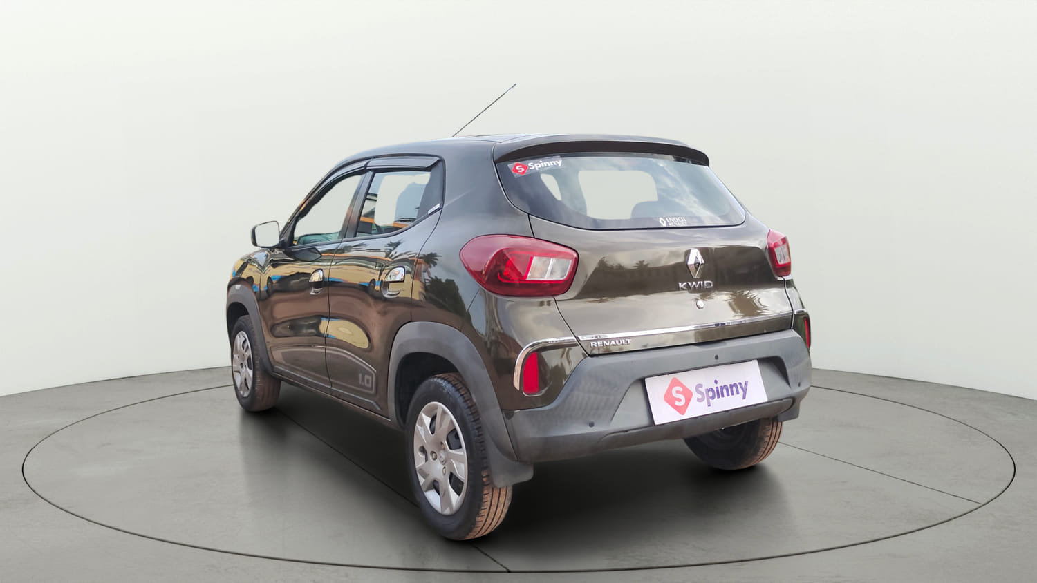 Used 2021 Renault Kwid RXT 1.0 Opt Petrol Manual exterior LEFT REAR CORNER VIEW