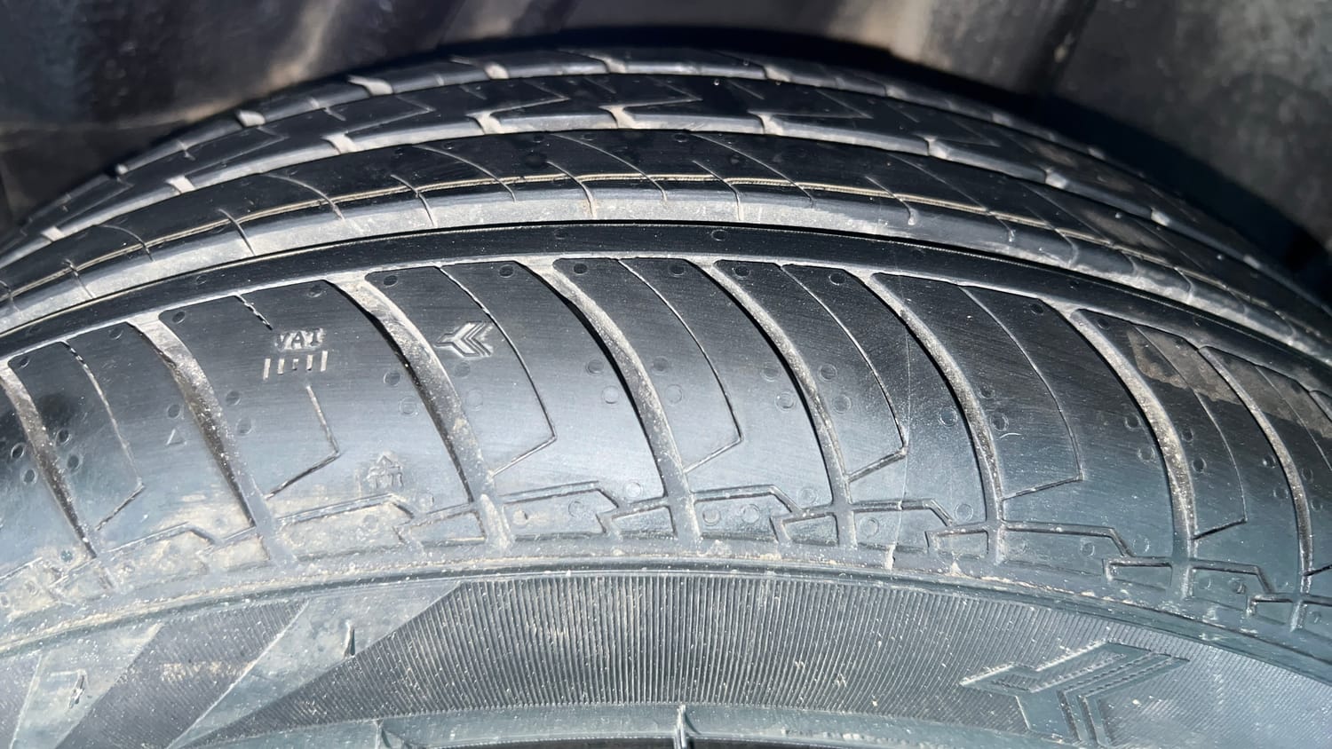 Used 2019 Honda City V Petrol Petrol Manual tyres LEFT REAR TYRE TREAD VIEW