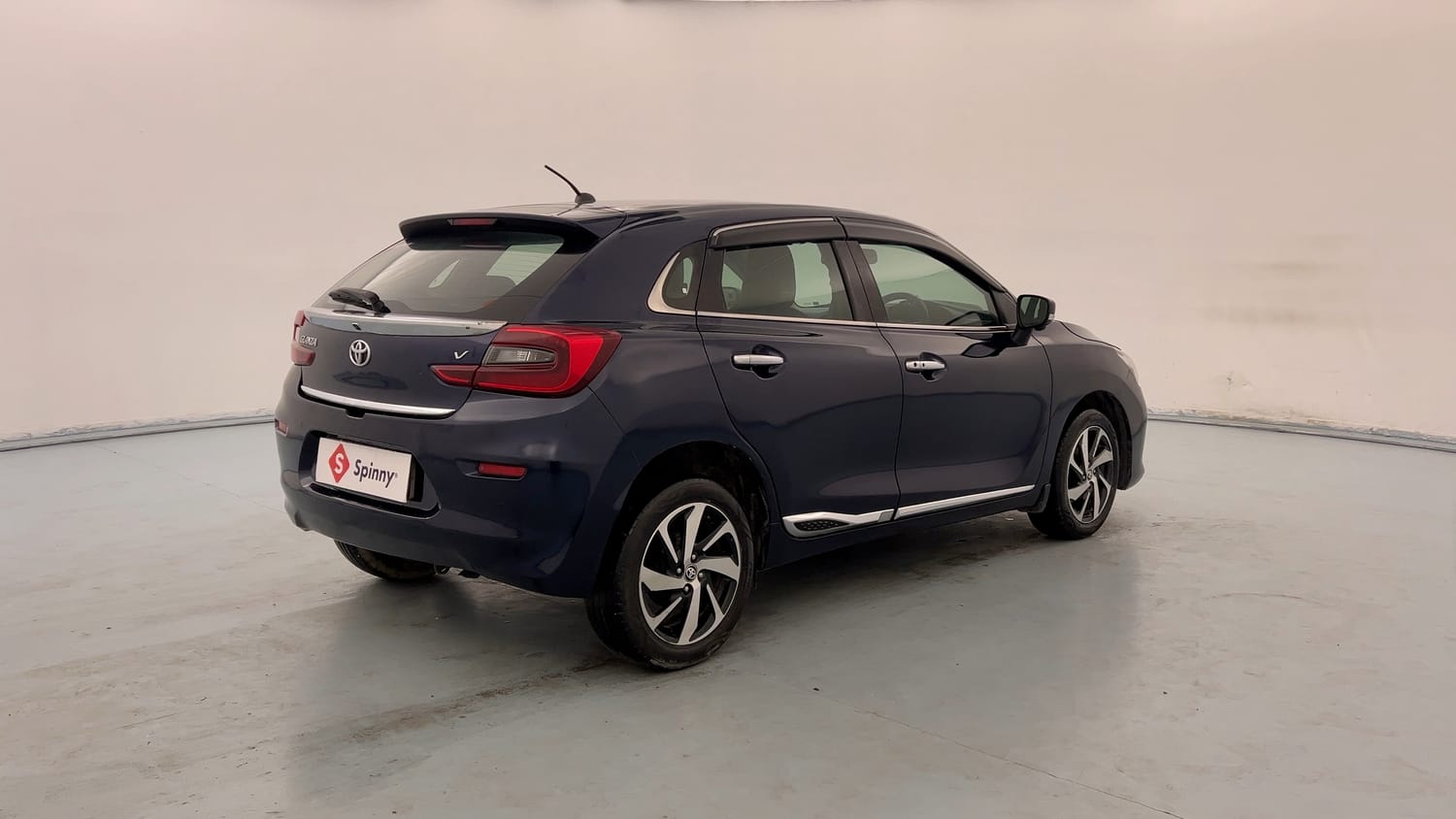 Used 2022 Toyota Glanza V AMT Petrol Automatic exterior RIGHT REAR CORNER VIEW