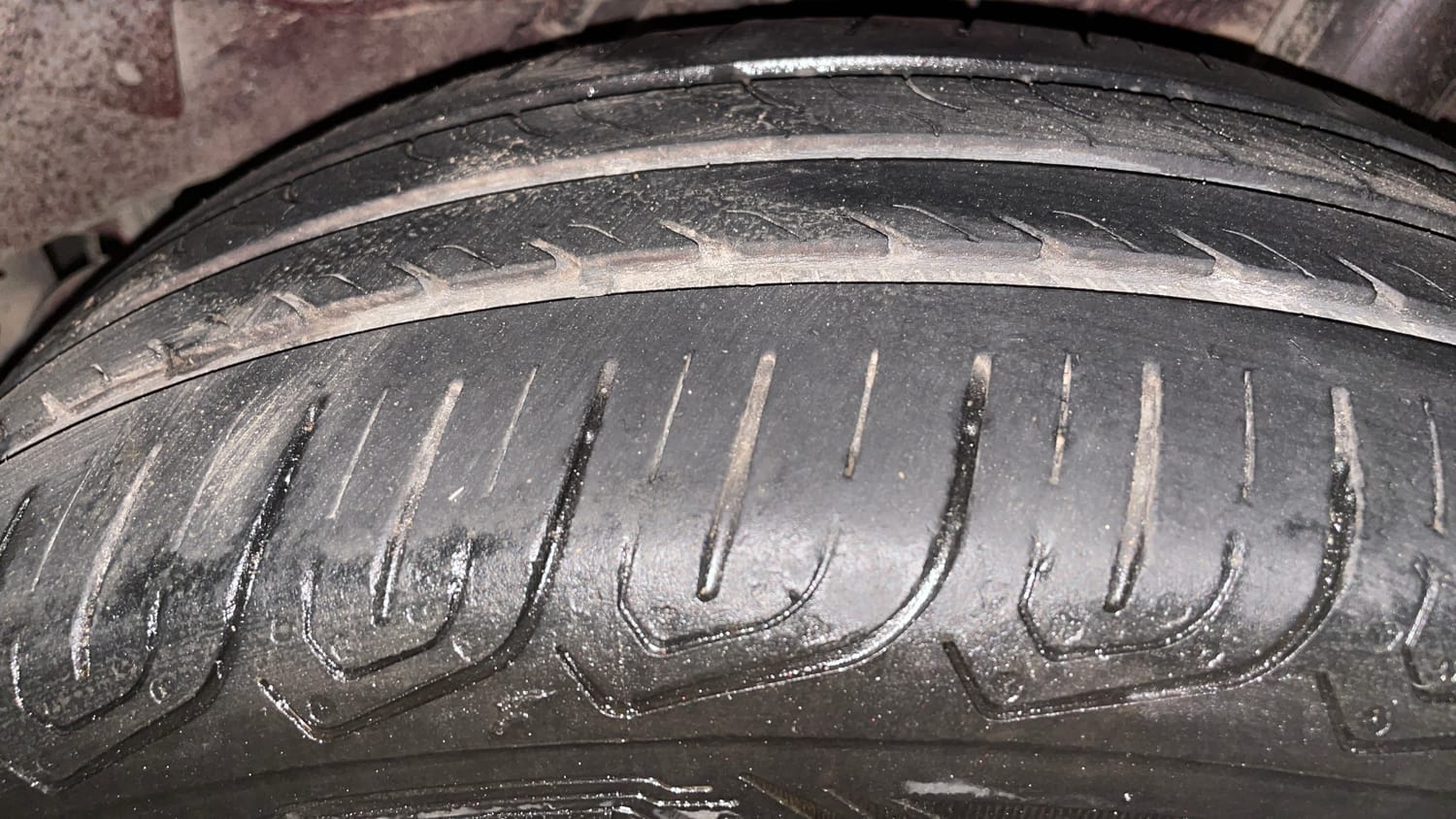 Used 2018 Honda Jazz V AT Petrol Petrol Automatic tyres LEFT REAR TYRE TREAD VIEW