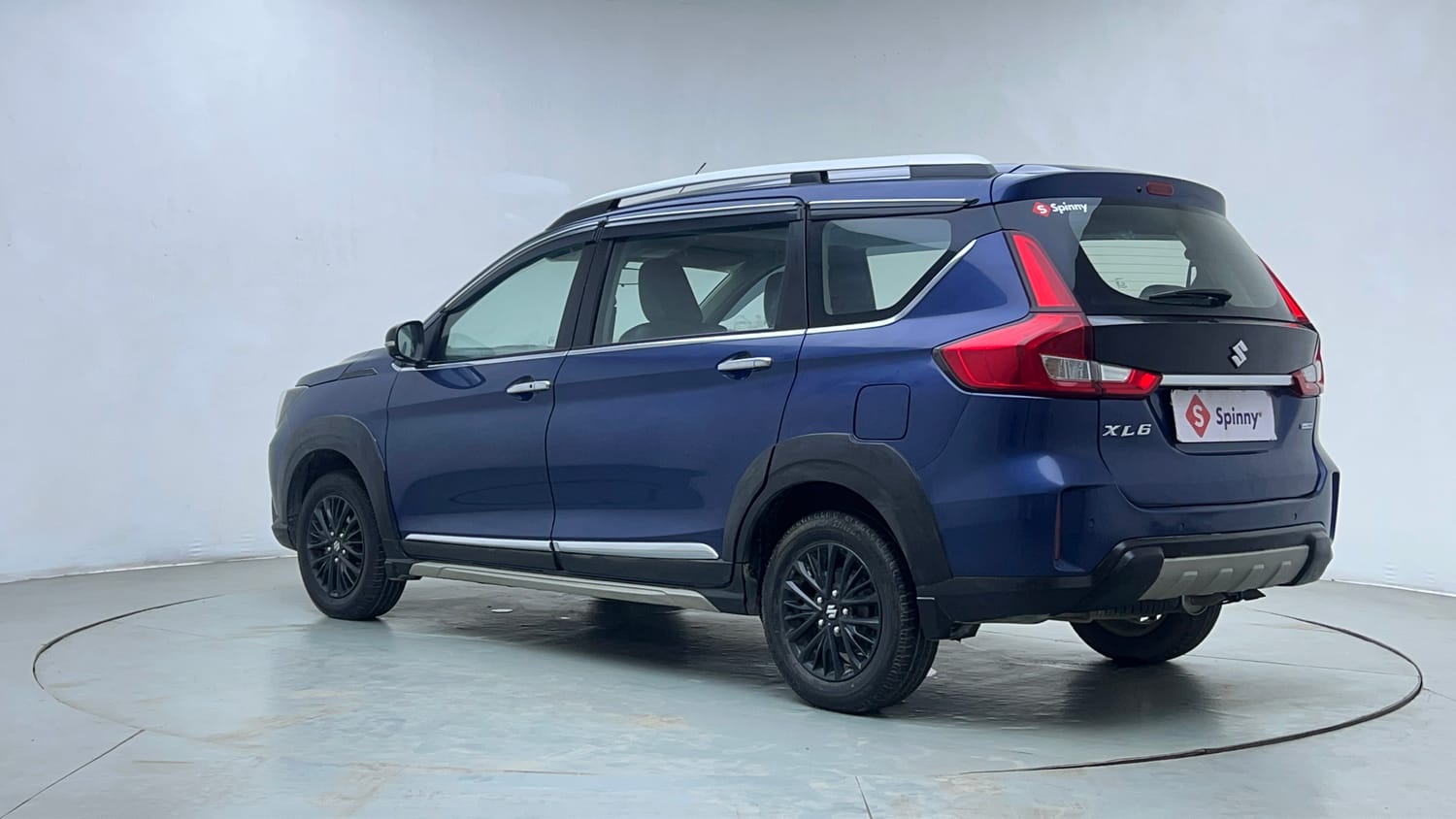 Used 2021 Maruti Suzuki XL6 Alpha AT Petrol Petrol Automatic exterior LEFT REAR CORNER VIEW