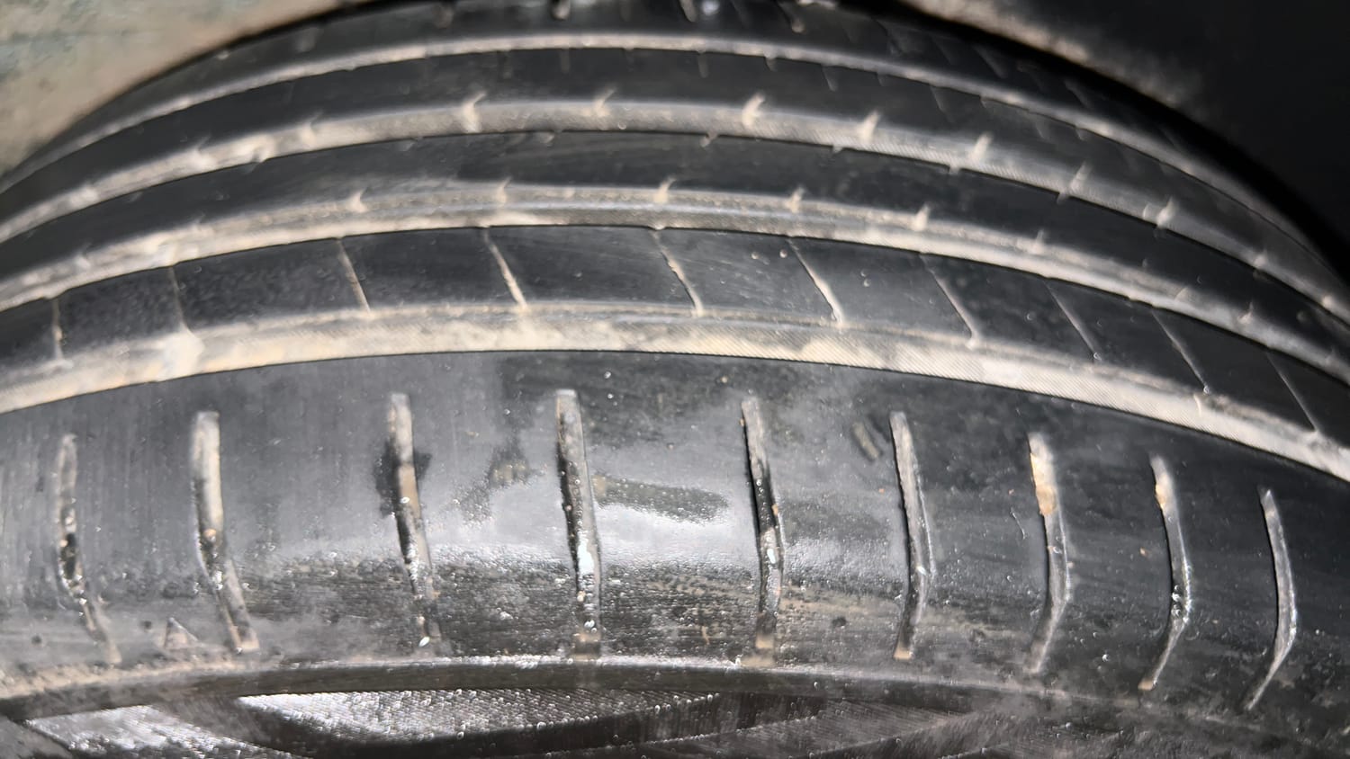 Used 2024 Tata Punch Creative Dual Tone AMT Petrol Automatic tyres LEFT REAR TYRE TREAD VIEW