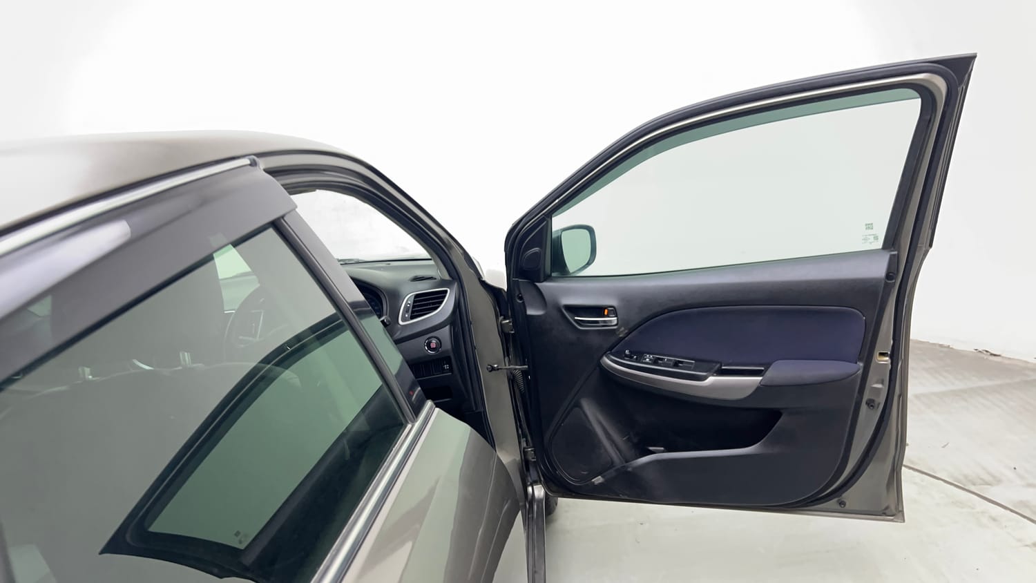 Used 2019 Toyota Glanza V Petrol Manual interior RIGHT FRONT DOOR OPEN VIEW