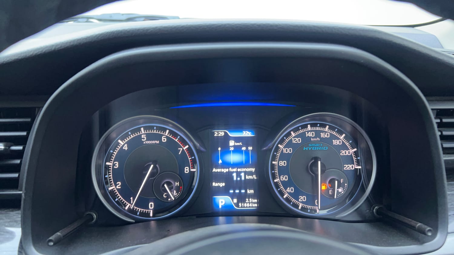 Used 2021 Maruti Suzuki XL6 Alpha AT Petrol Petrol Automatic interior CLUSTERMETER VIEW