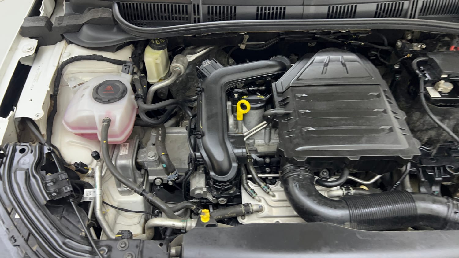 Used 2022 Skoda Slavia Ambition 1.0L TSI AT Petrol Automatic engine ENGINE RIGHT SIDE VIEW
