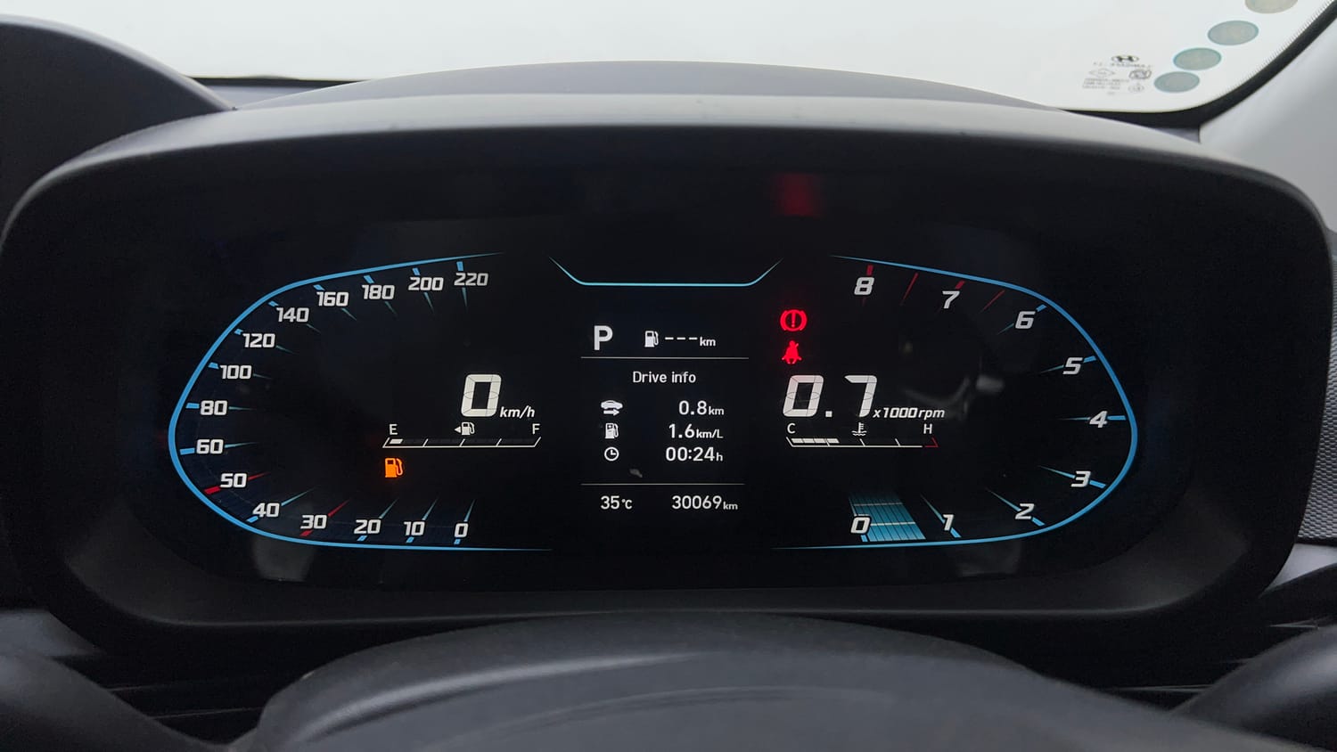 Used 2023 Hyundai i20 Sportz 1.2 IVT Petrol Automatic interior CLUSTERMETER VIEW