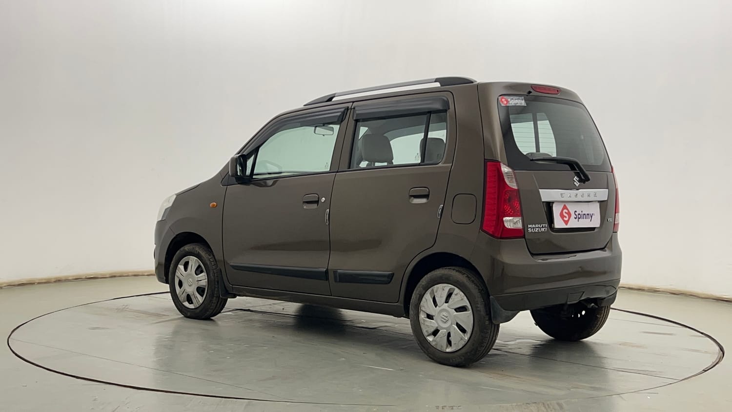 Used 2017 Maruti Suzuki Wagon R VXI Petrol Manual exterior LEFT REAR CORNER VIEW