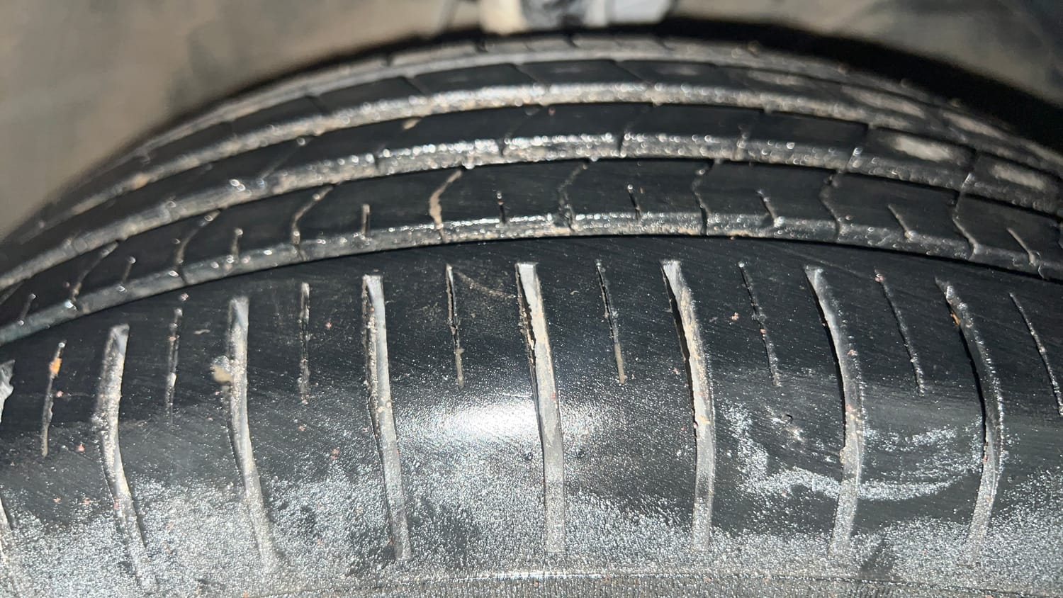Used 2022 Maruti Suzuki Baleno Delta MT Petrol Manual tyres RIGHT FRONT TYRE TREAD VIEW