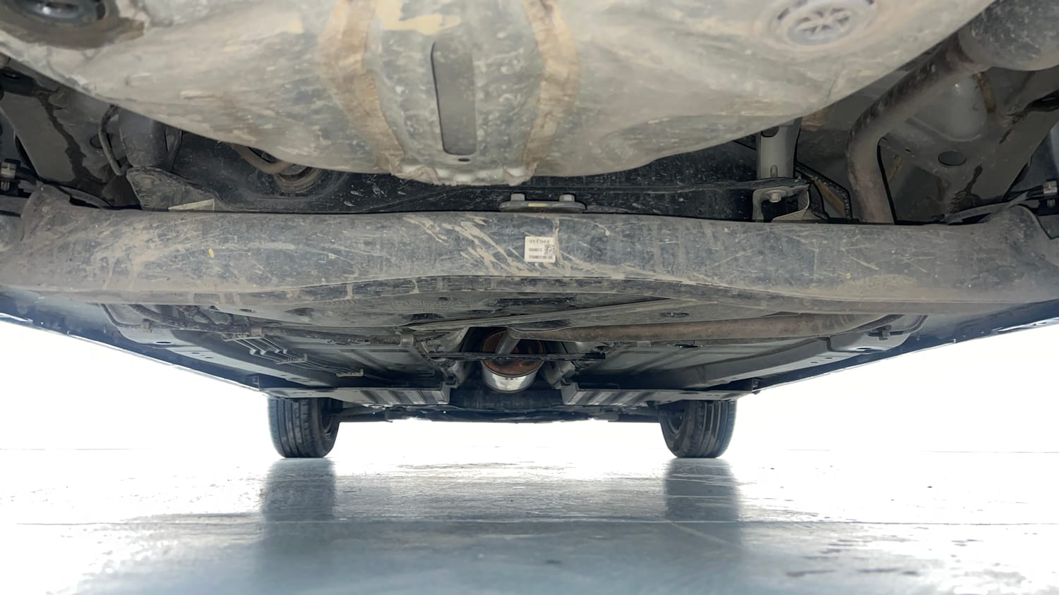 Used 2022 Maruti Suzuki Baleno Delta MT Petrol Manual extra REAR UNDERBODY VIEW (TAKEN FROM REAR)
