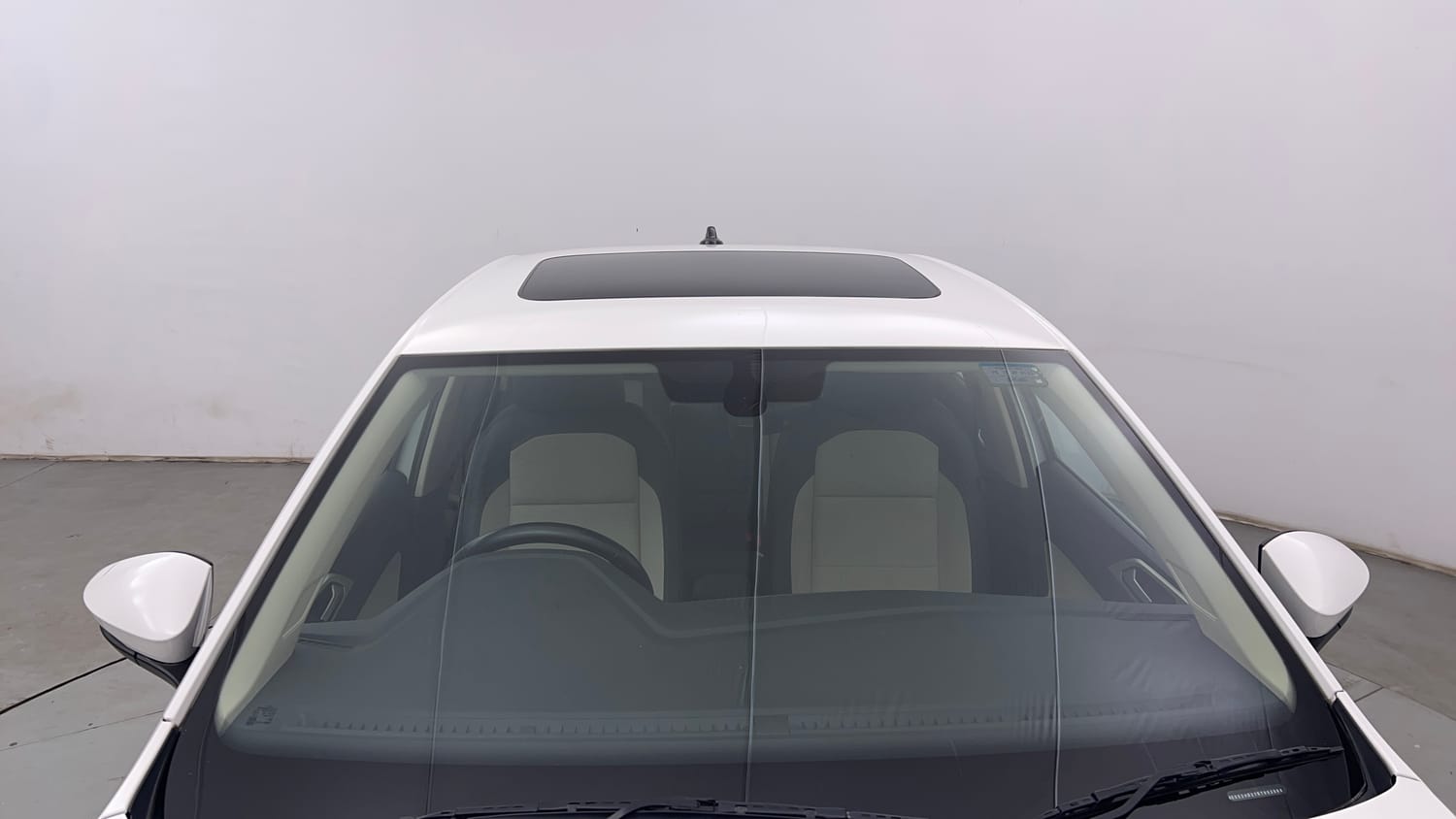 Used 2024 Volkswagen Virtus Topline 1.0 TSI AT Petrol Automatic exterior FRONT WINDSHIELD VIEW