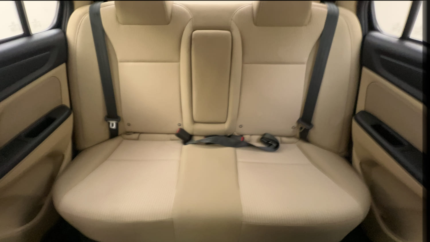 Used 2025 honda Amaze 2nd Generation VX 1.2 Petrol CVT Petrol Automatic interior REAR SEAT CONDITION VIEW