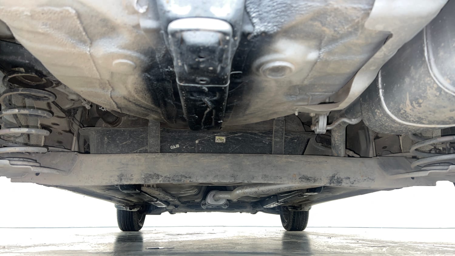 Used 2019 Hyundai Grand i10 Magna 1.2 Kappa VTVT Petrol Manual extra REAR UNDERBODY VIEW (TAKEN FROM REAR)