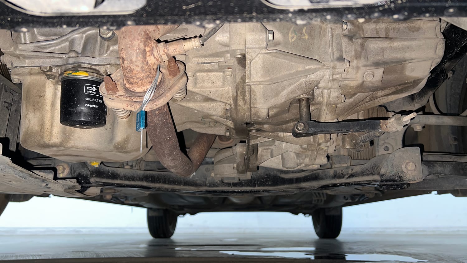 Used 2017 Maruti Suzuki Baleno Delta 1.2 Petrol Manual extra FRONT LEFT UNDERBODY VIEW