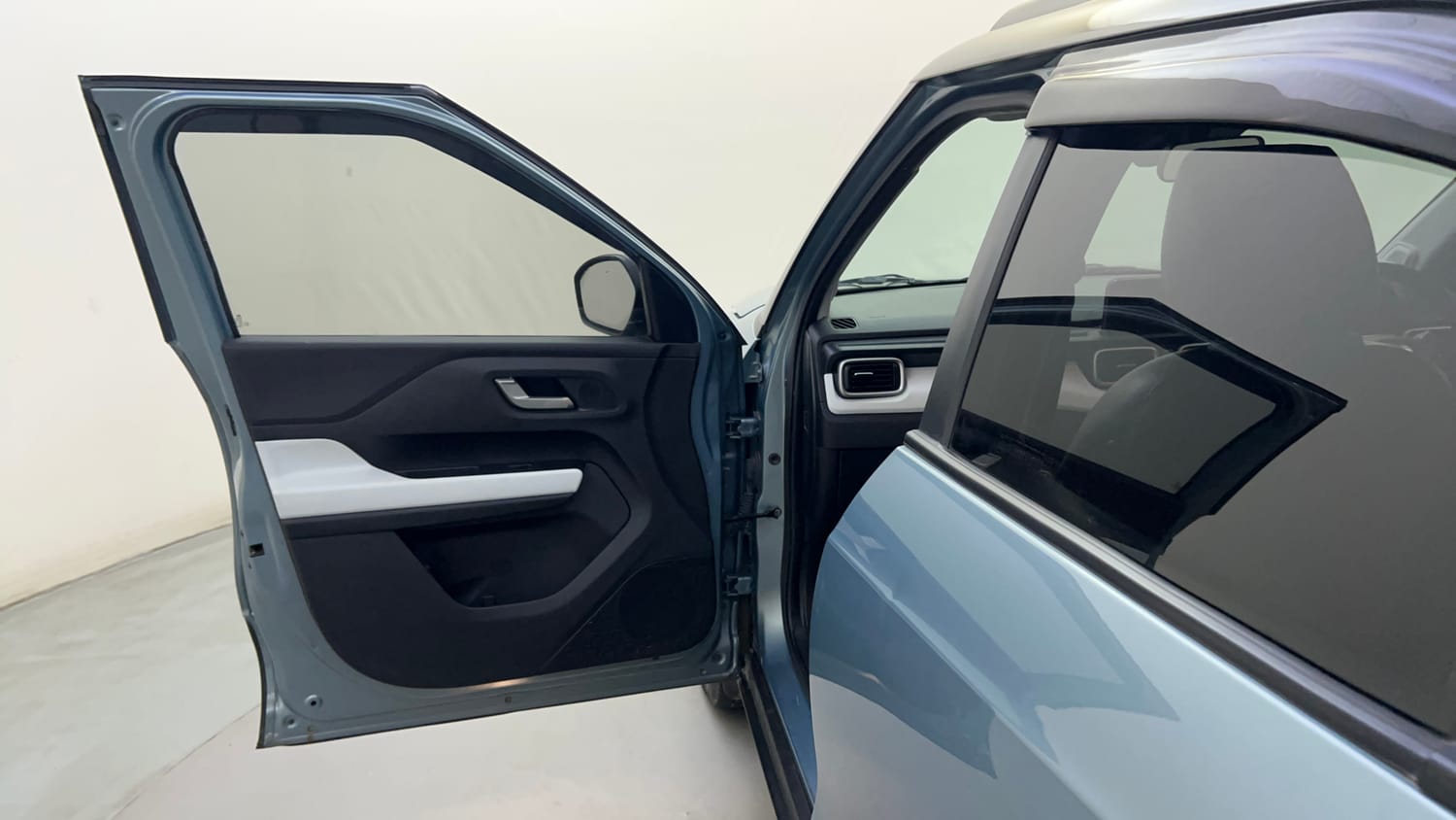 Used 2024 Tata Punch Creative Dual Tone AMT Petrol Automatic interior LEFT FRONT DOOR OPEN VIEW
