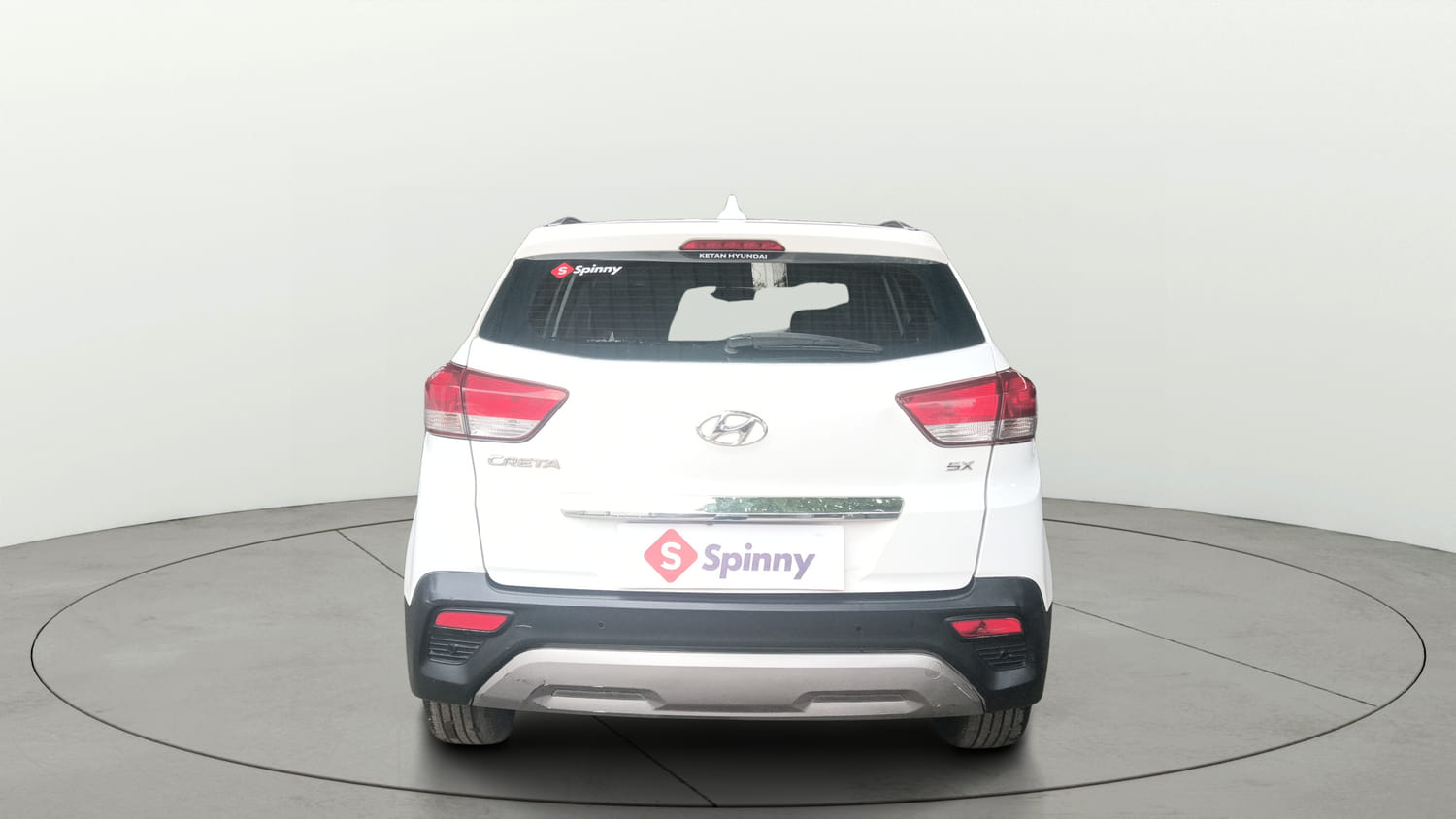 Used 2019 Hyundai Creta SX 1.6 AT CRDi Diesel Automatic exterior BACK VIEW