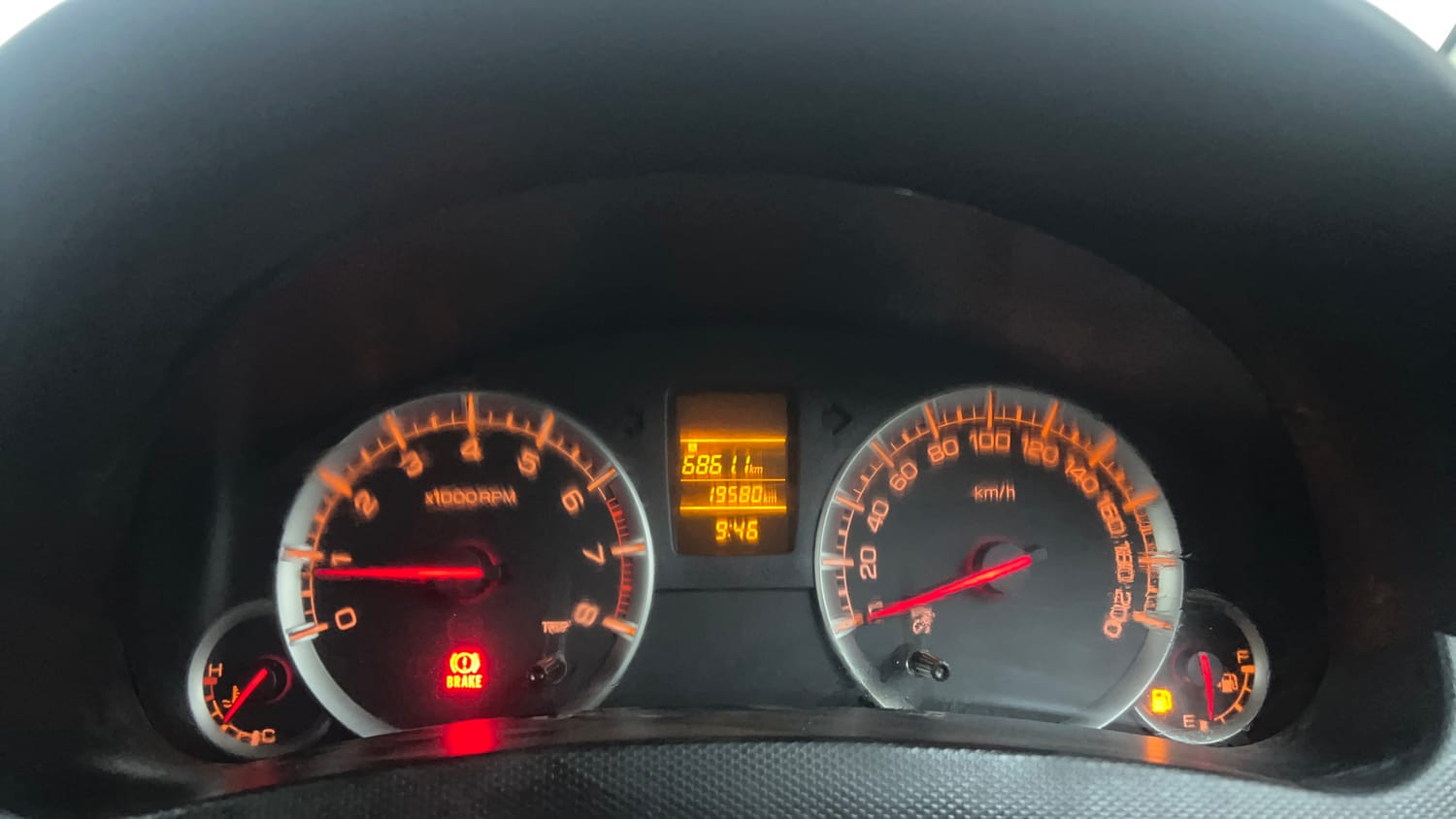 Used 2015 Maruti Suzuki Swift VXi Petrol Manual interior CLUSTERMETER VIEW