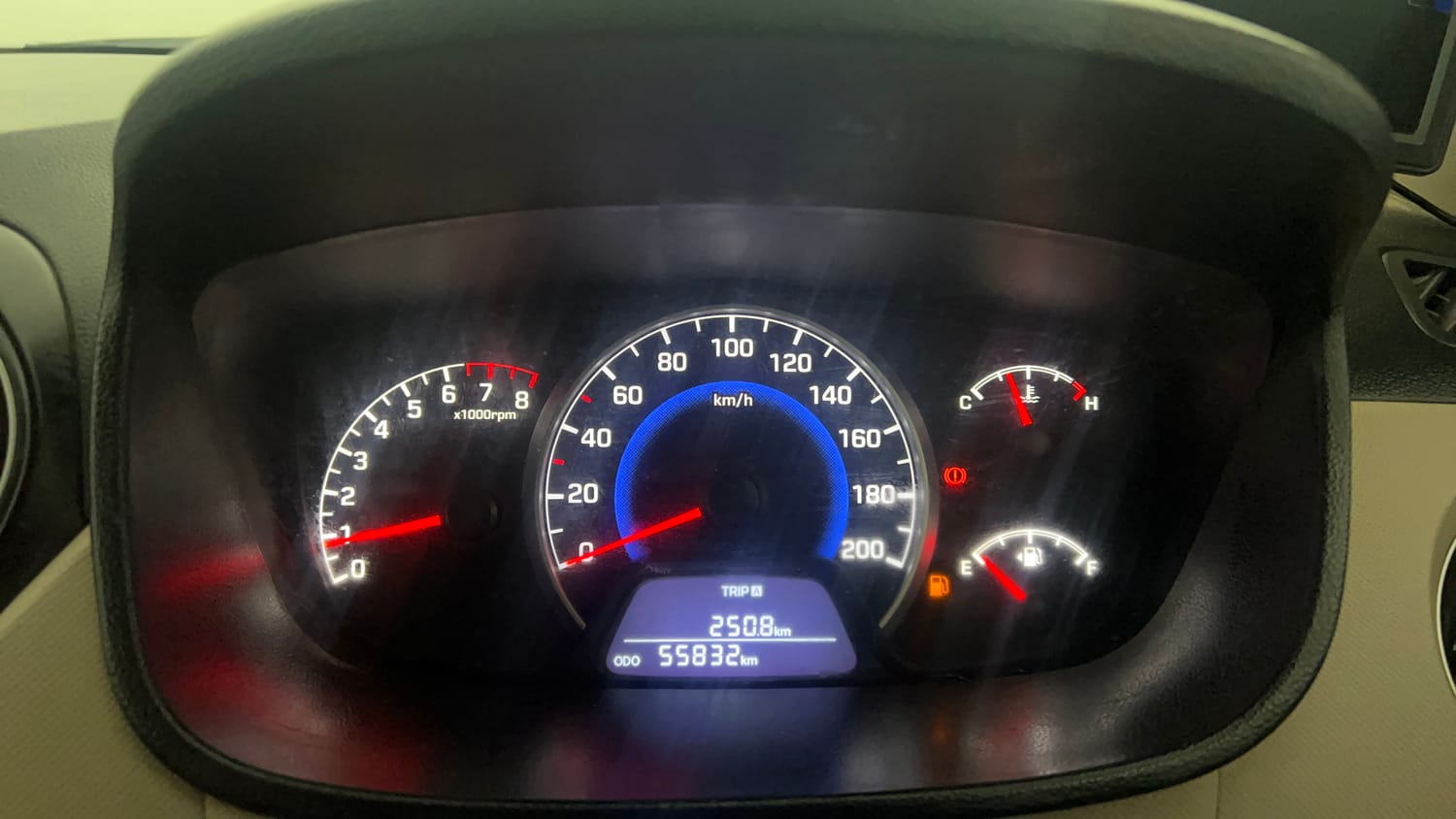 Used 2019 Hyundai Grand i10 Magna 1.2 Kappa VTVT Petrol Manual interior CLUSTERMETER VIEW