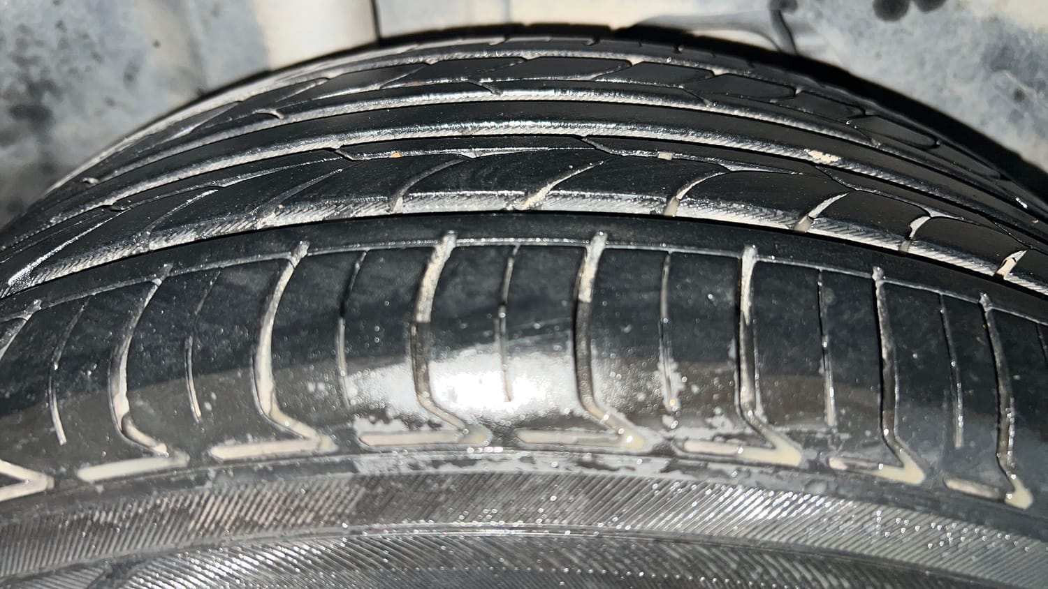 Used 2018 Ford Freestyle Titanium Plus 1.2 Ti-VCT Petrol Manual tyres RIGHT REAR TYRE TREAD VIEW