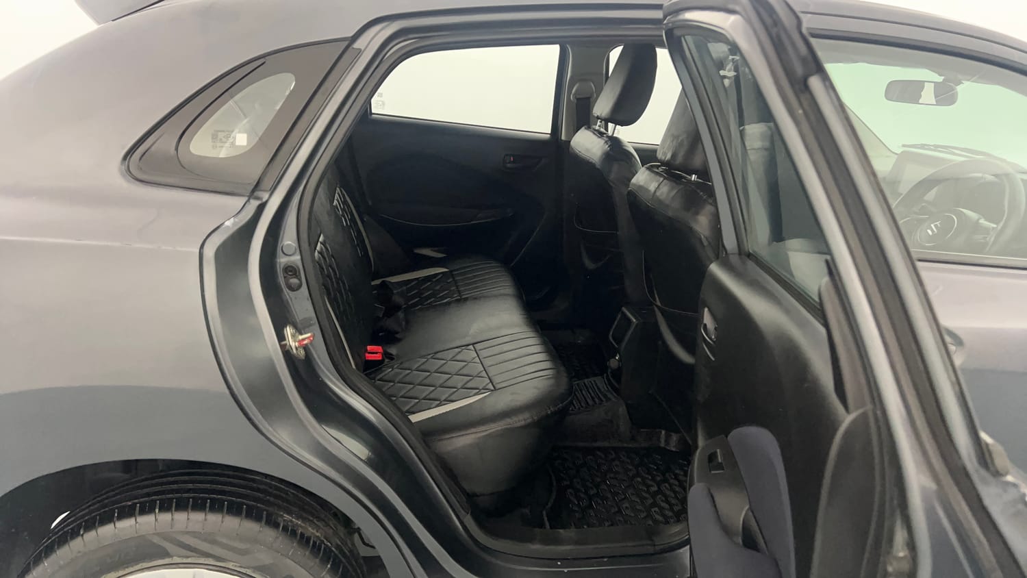 Used 2022 Maruti Suzuki Baleno Delta MT Petrol Manual interior RIGHT SIDE REAR DOOR CABIN VIEW