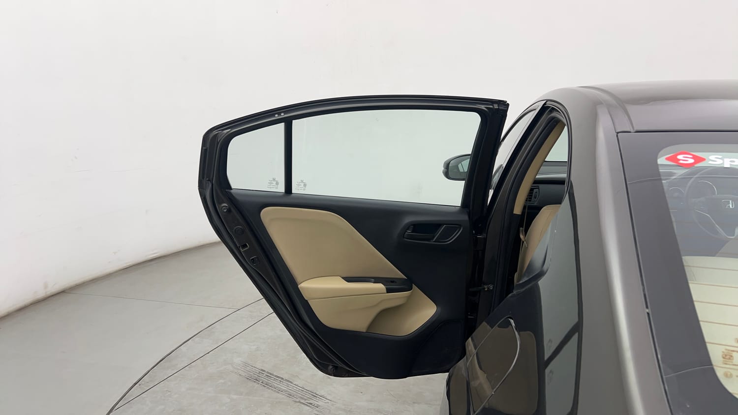 Used 2015 Honda City SV CVT Petrol Automatic interior LEFT REAR DOOR OPEN VIEW