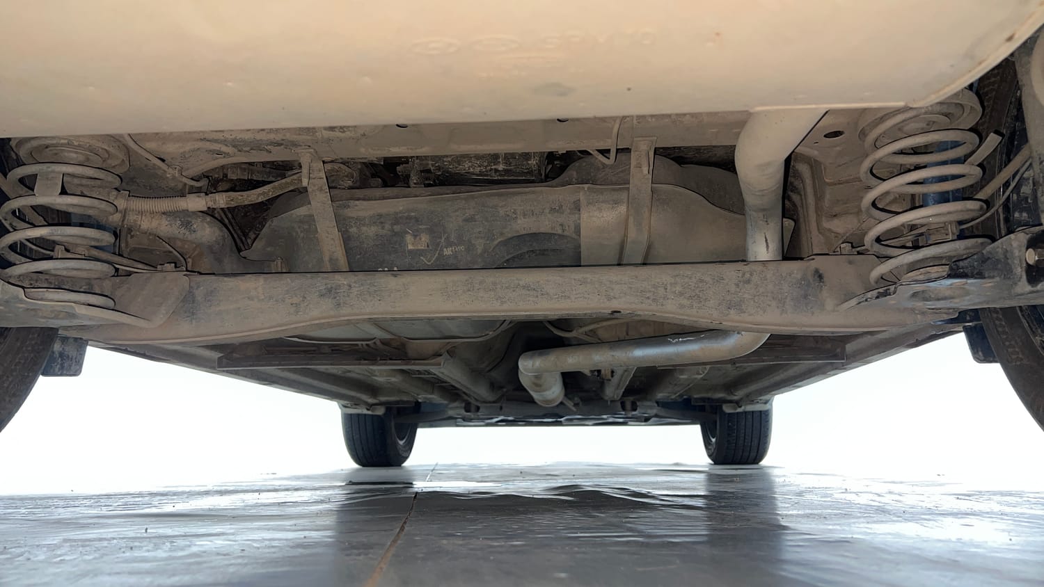 Used 2021 Kia Seltos GTX Plus DCT 1.4 Petrol Automatic extra REAR UNDERBODY VIEW (TAKEN FROM REAR)