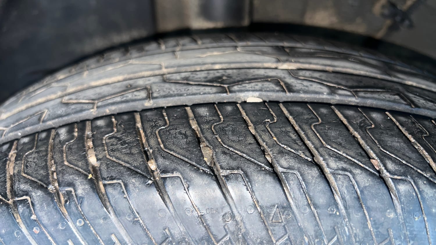 Used 2024 Tata Punch Pure CNG Cng Manual tyres RIGHT REAR TYRE TREAD VIEW