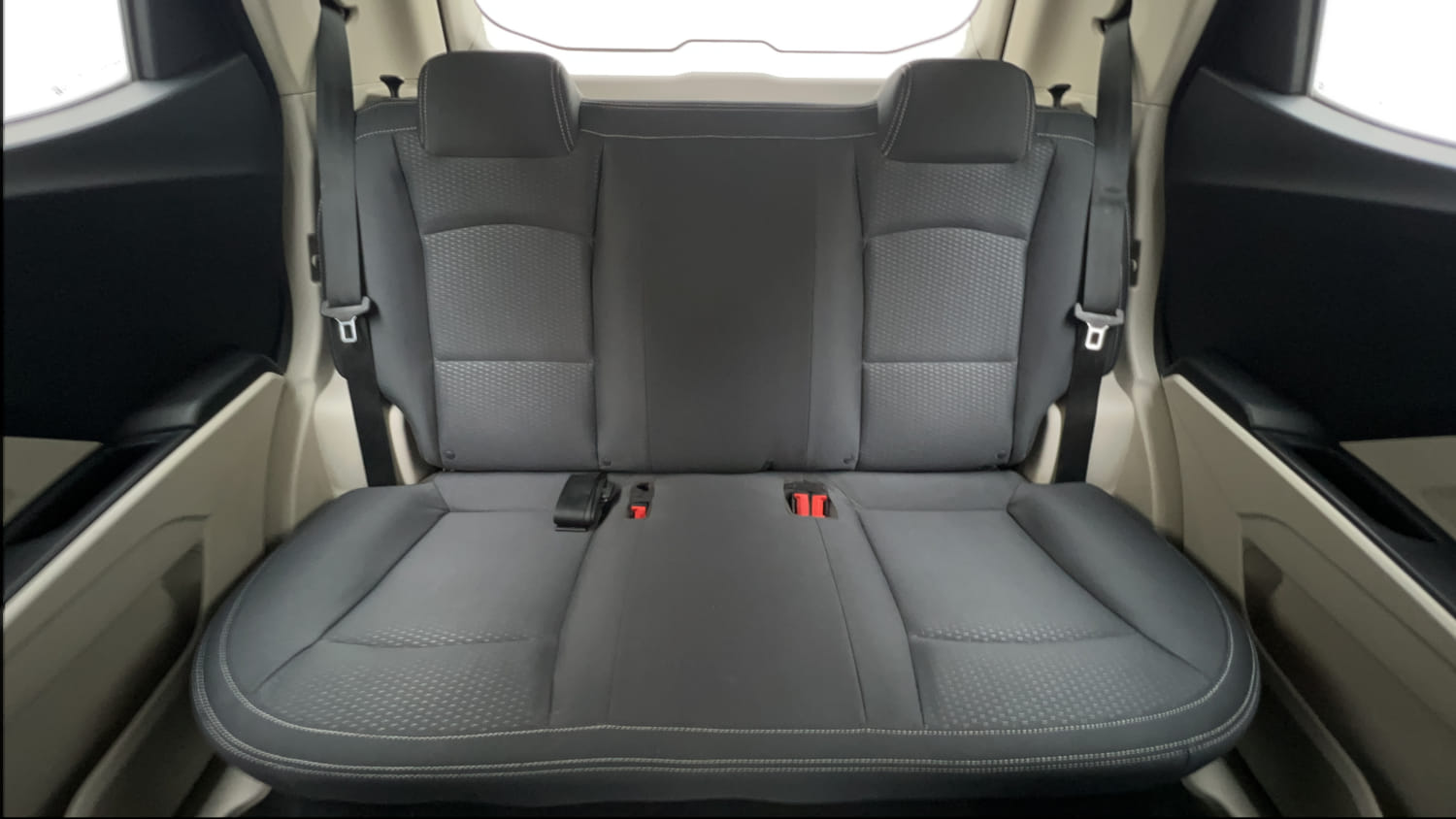 Used 2022 Mahindra XUV 300 W6 1.2 Petrol Petrol Manual interior REAR SEAT CONDITION VIEW