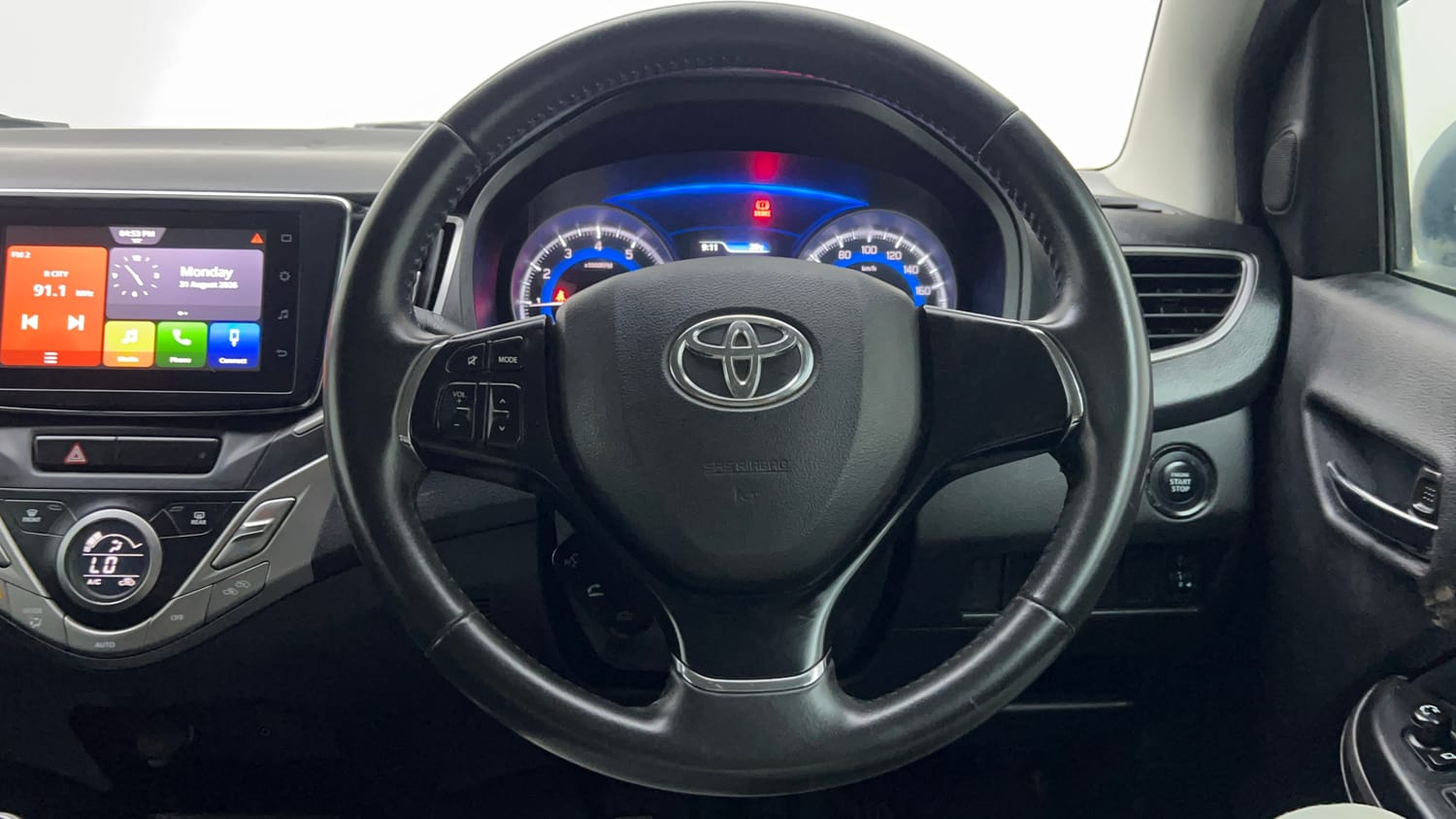 Used 2019 Toyota Glanza V Petrol Manual interior STEERING VIEW