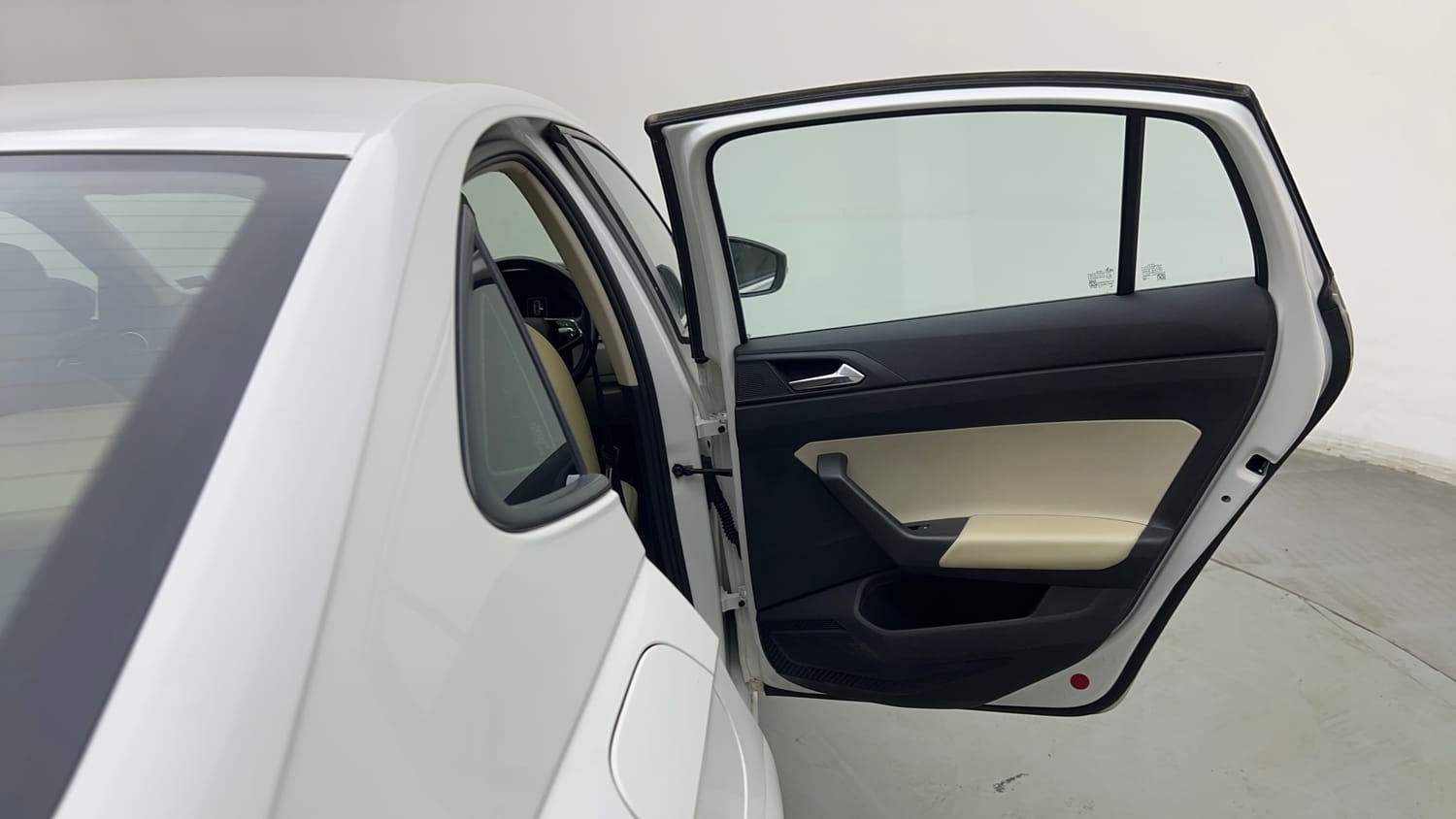 Used 2022 Skoda Slavia Ambition 1.0L TSI AT Petrol Automatic interior RIGHT REAR DOOR OPEN VIEW
