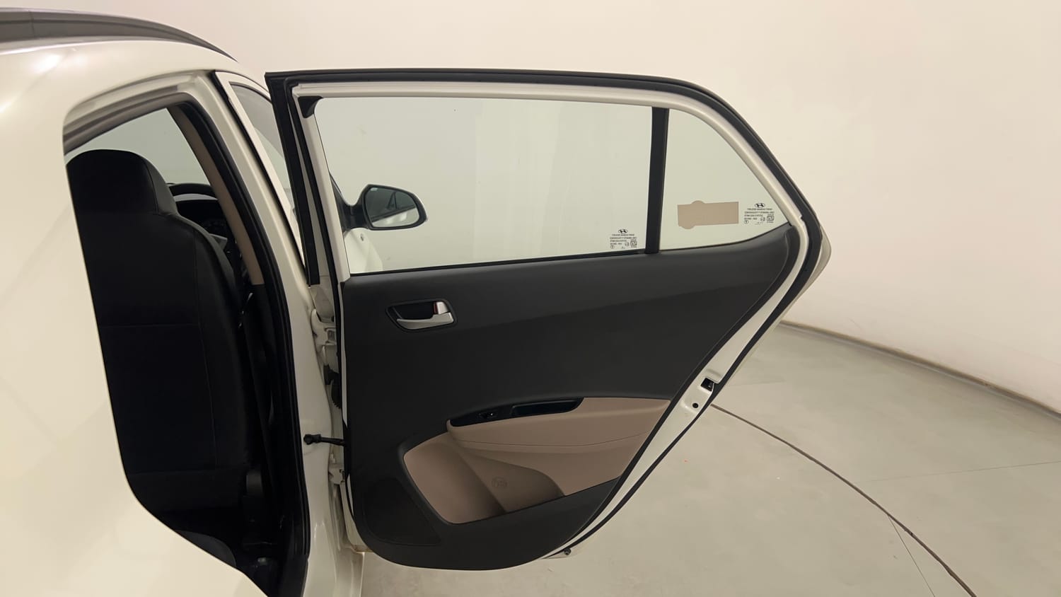 Used 2018 Hyundai Grand i10 Sportz AT 1.2 Kappa VTVT Petrol Automatic interior RIGHT REAR DOOR OPEN VIEW