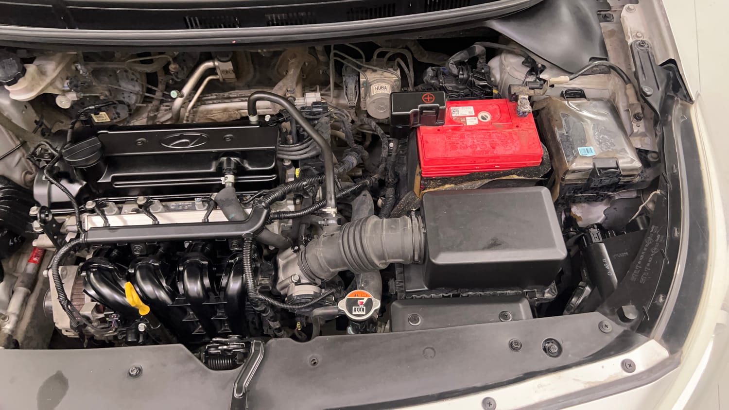 Used 2018 Hyundai Elite i20 Asta 1.2 (O) Petrol Manual engine ENGINE LEFT SIDE VIEW