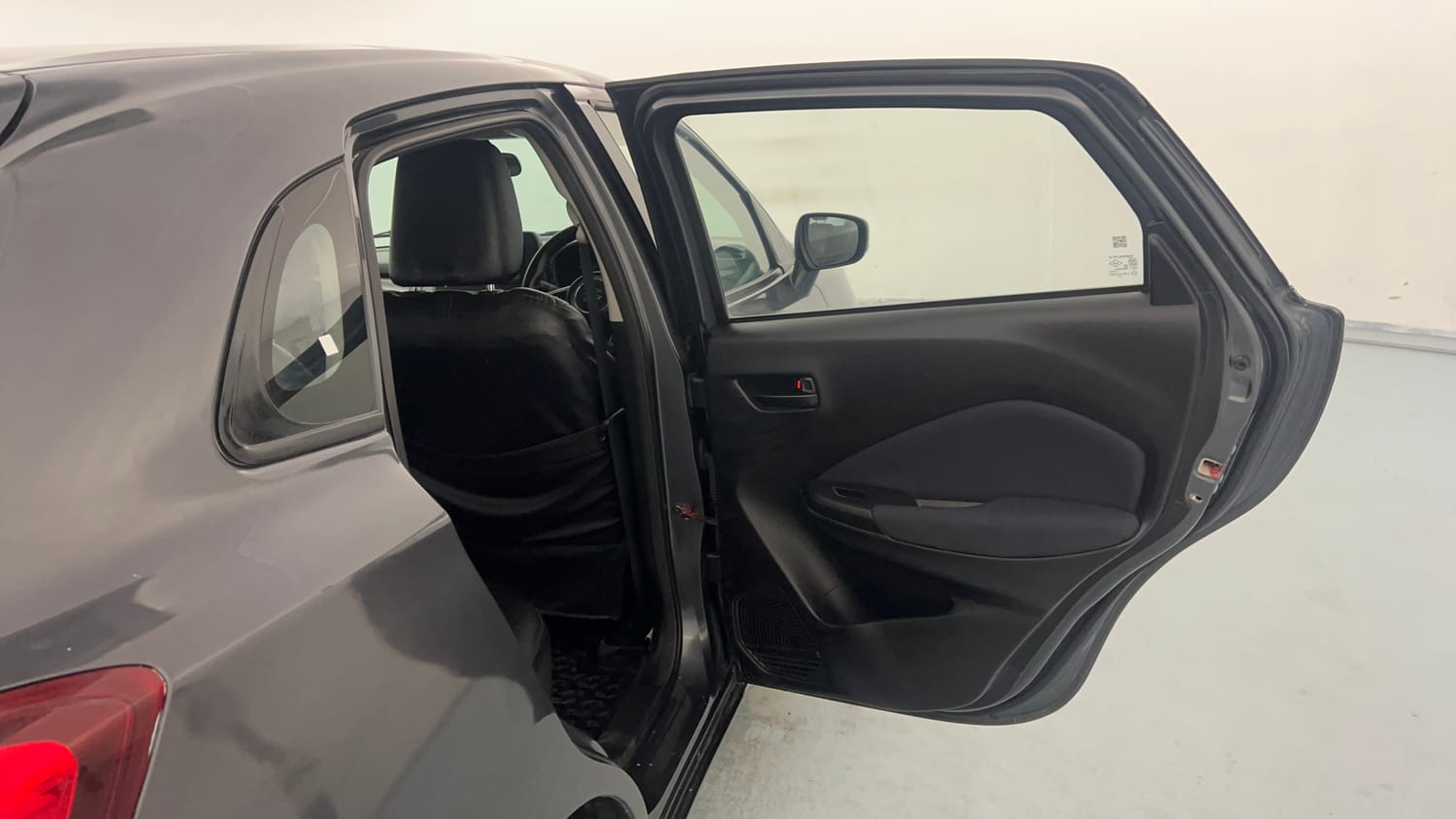 Used 2022 Maruti Suzuki Baleno Delta MT Petrol Manual interior RIGHT REAR DOOR OPEN VIEW