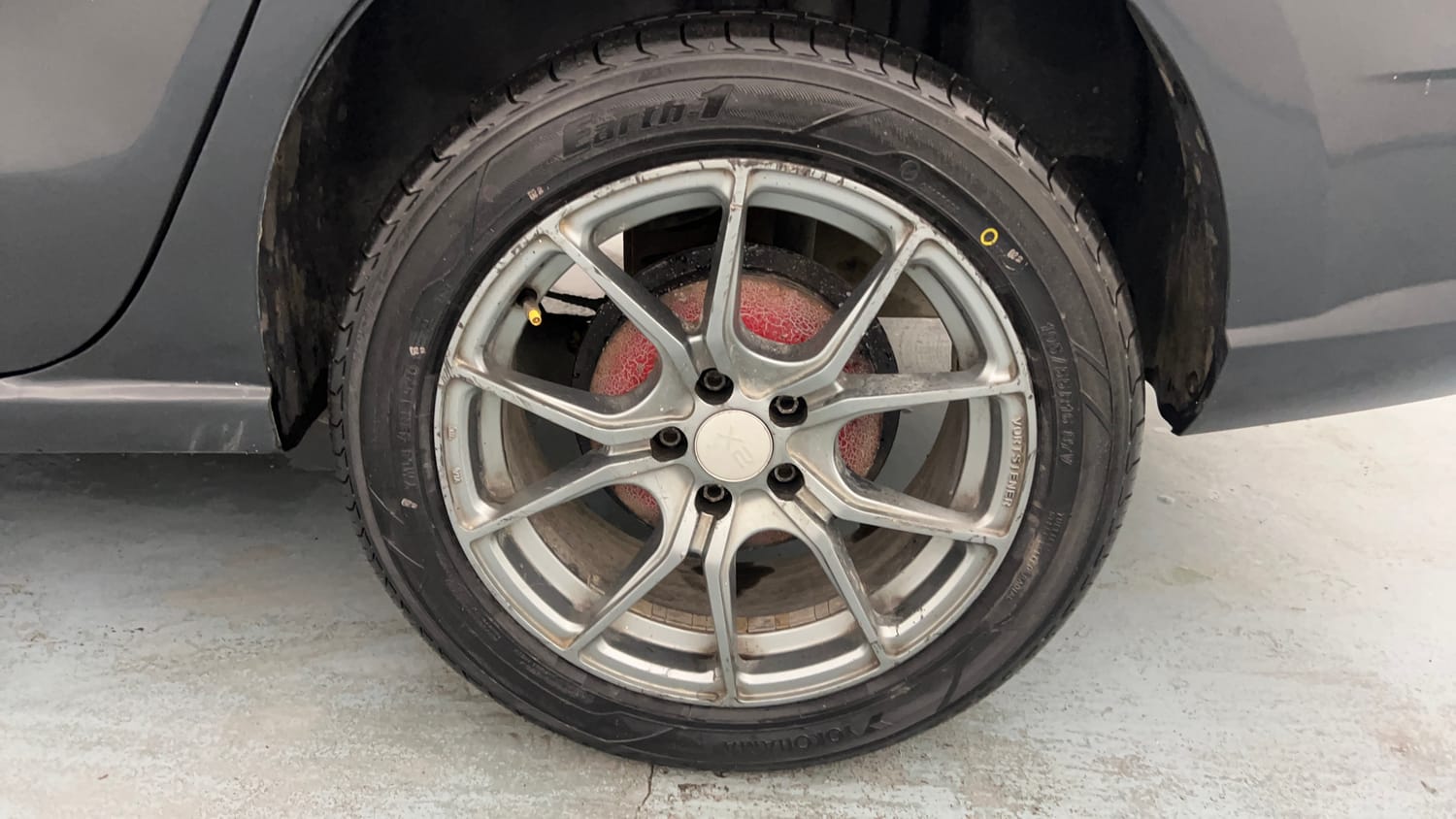 Used 2017 Skoda Rapid Ambition 1.5 TDI Diesel Manual tyres LEFT REAR TYRE RIM VIEW