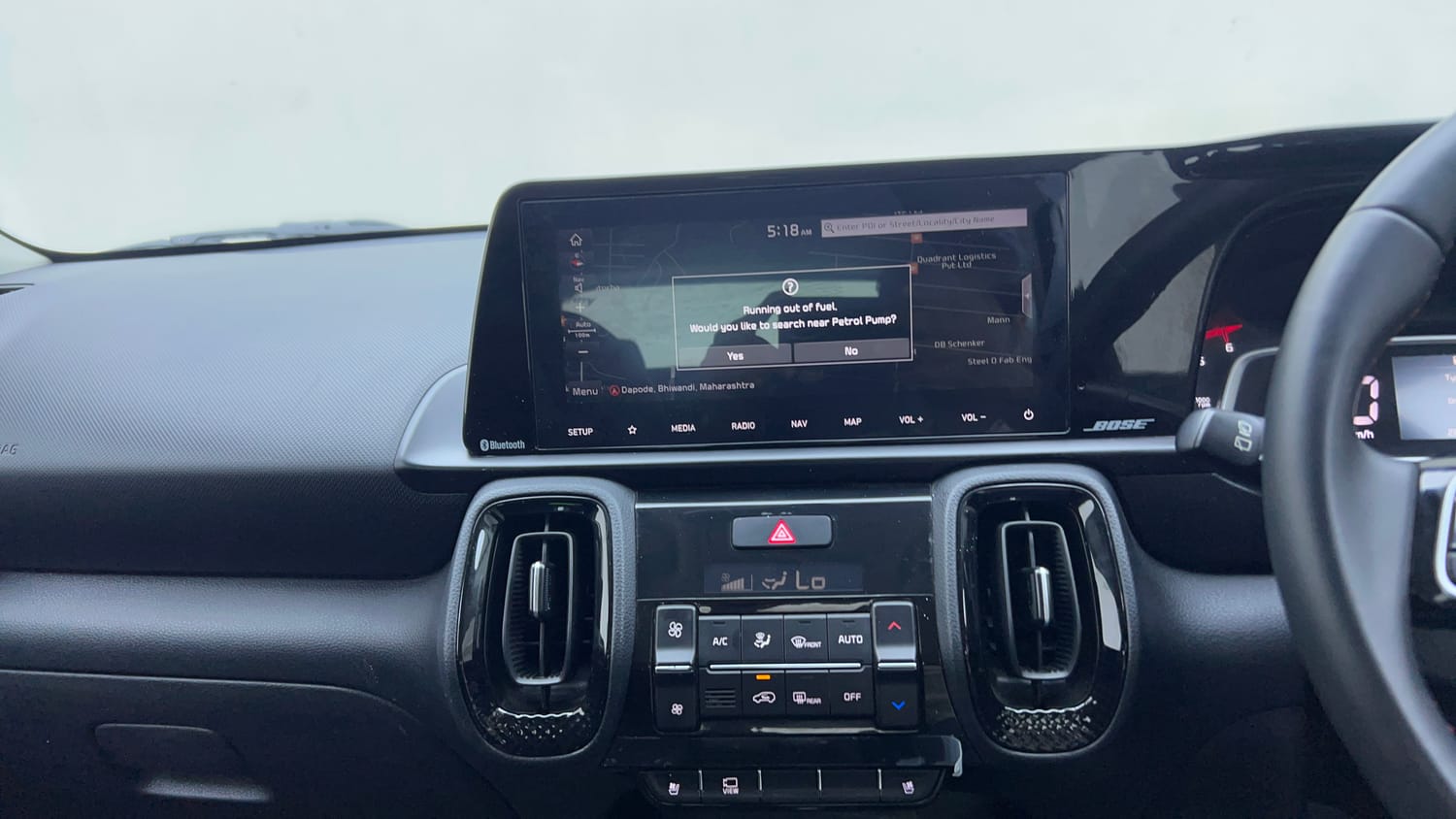 Used 2020 Kia Sonet GTX Plus 1.5 Diesel Manual interior MUSIC SYSTEM & AC CONTROL VIEW