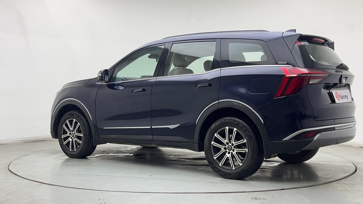 Used 2021 Mahindra XUV700 AX 7 Diesel AT Luxury Pack 7 STR Diesel Automatic exterior LEFT REAR CORNER VIEW