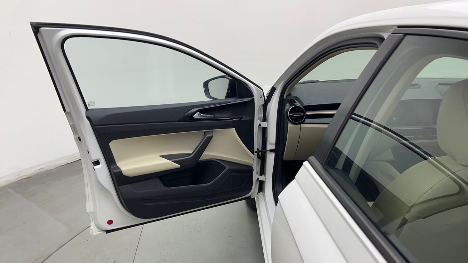 Used 2022 Skoda Slavia Ambition 1.0L TSI AT Petrol Automatic interior LEFT FRONT DOOR OPEN VIEW