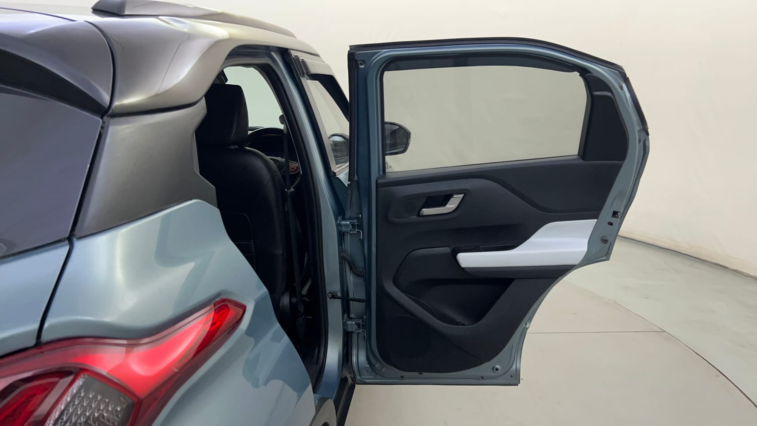 Used 2024 Tata Punch Creative Dual Tone AMT Petrol Automatic interior RIGHT REAR DOOR OPEN VIEW